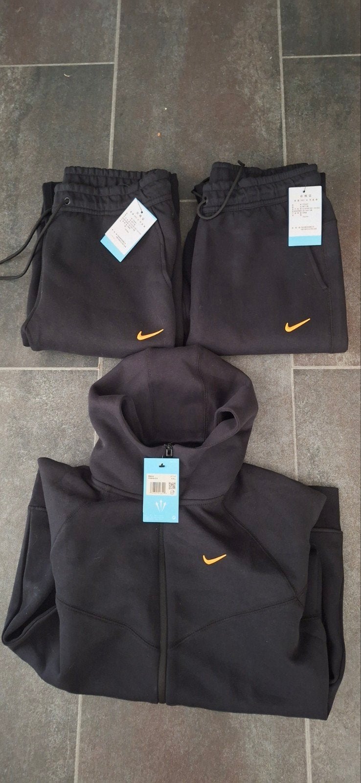 Nike x NOCTA Tech Fleece trainingspak XXL (2 x broek + jas), Nike Nocta, Zwart, Nieuw, Overige maten