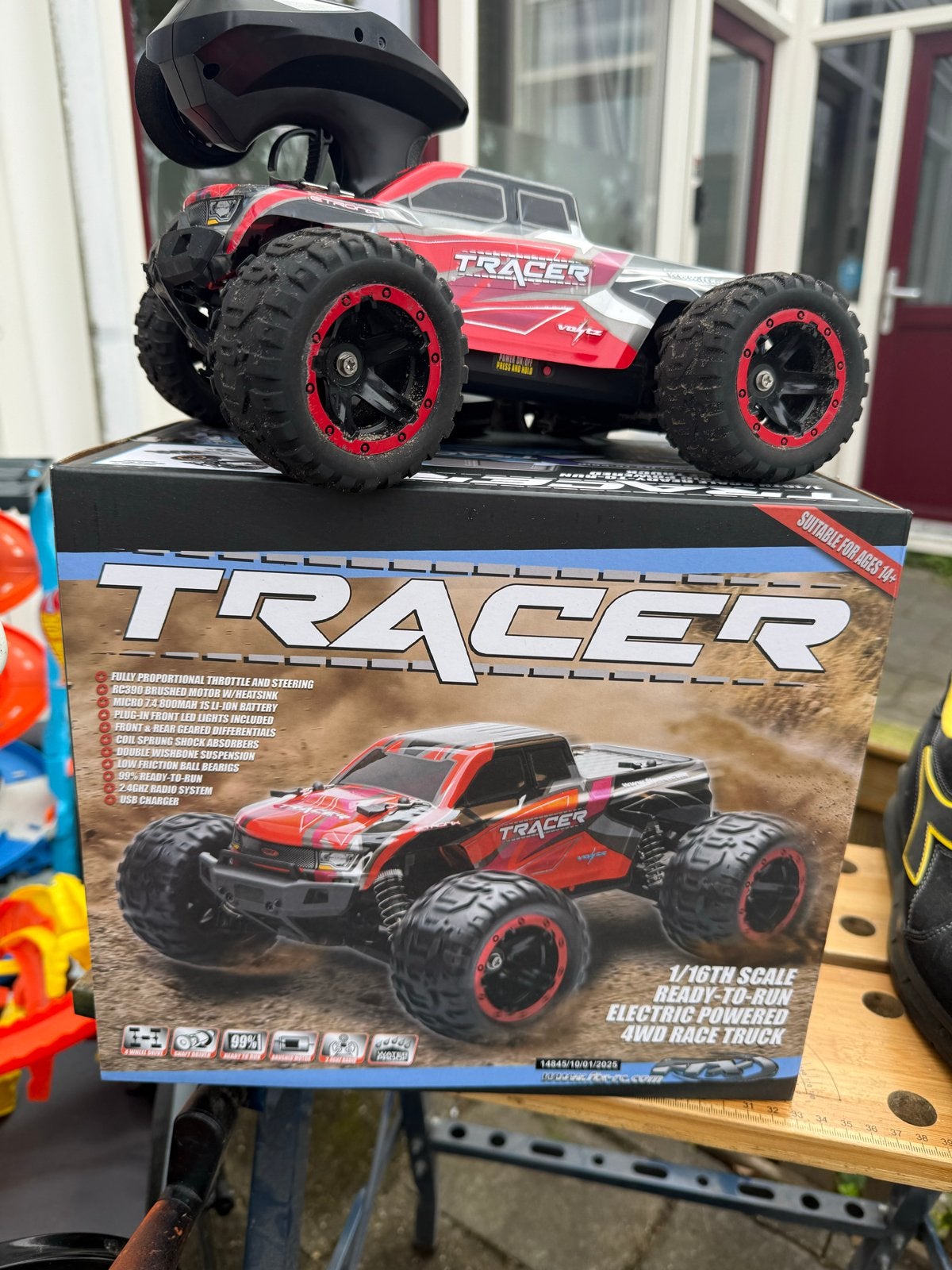FTX Tracer RC Auto 1:16, Gebruikt, Auto offroad, Schaal 1:16, RTR (Ready to Run)