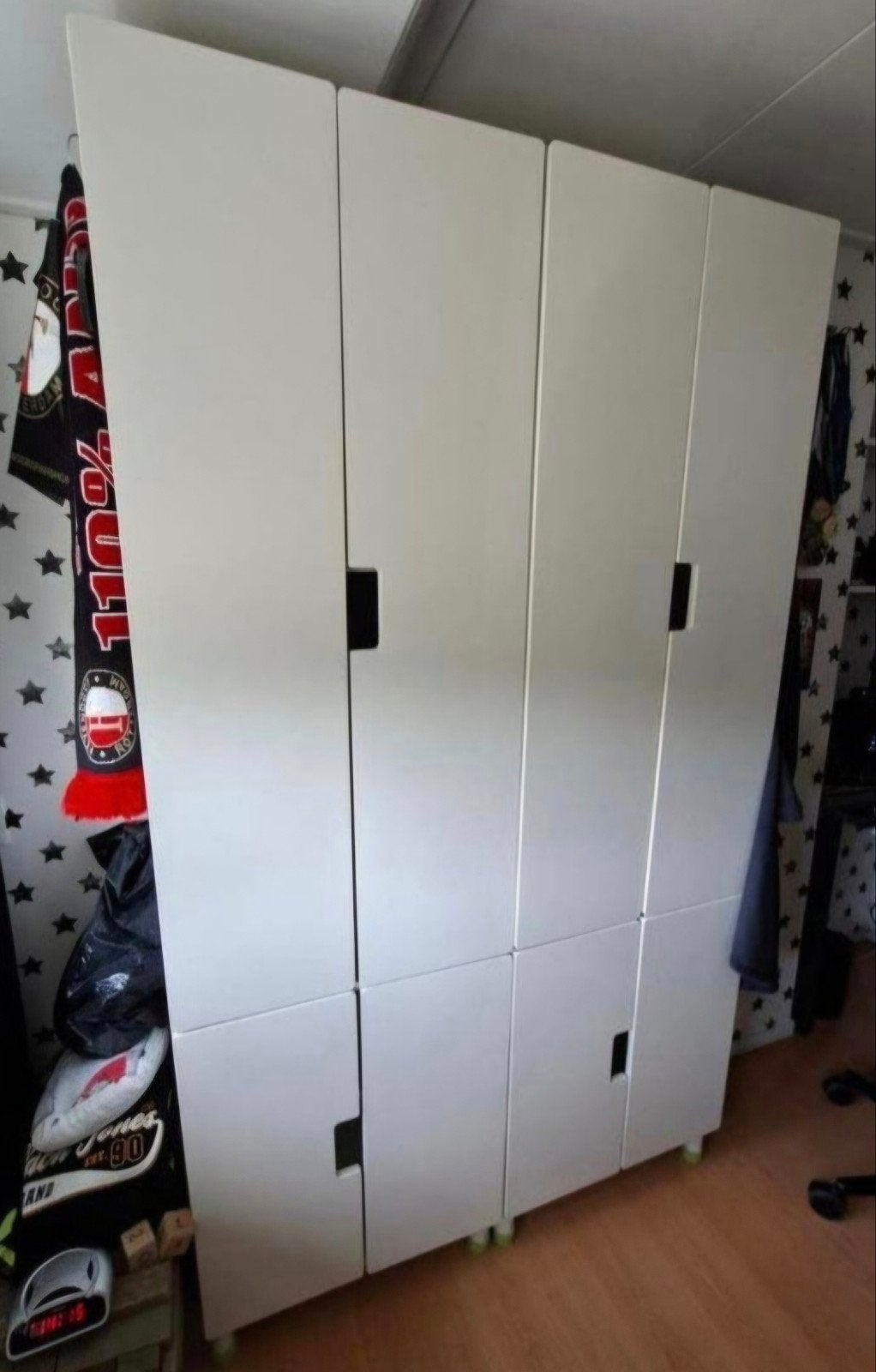 Twee IKEA Stuva kasten met deuren en planken, 200 cm of meer, 50 tot 75 cm, Gebruikt, Met deur(en)