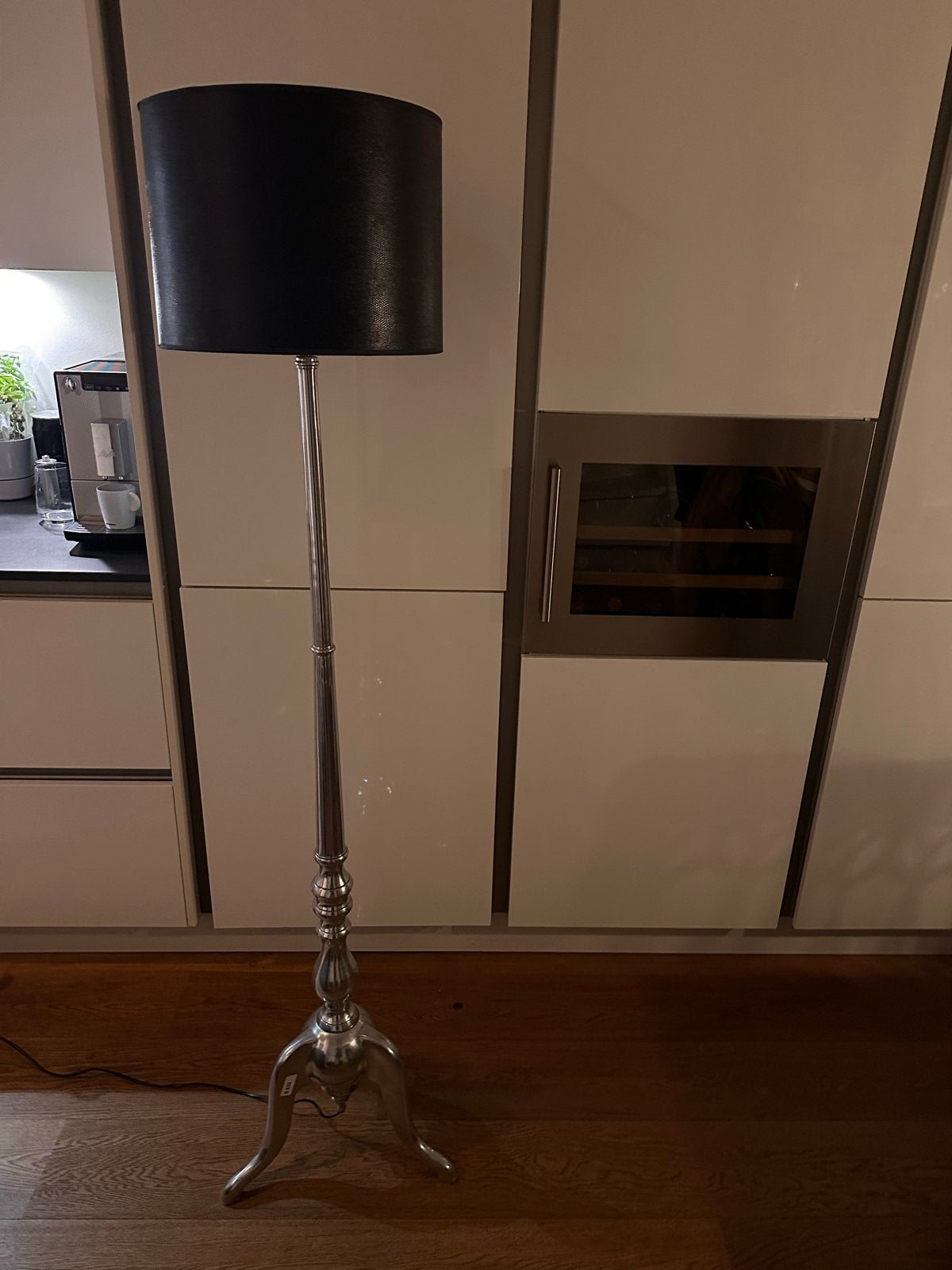 Foto 3 van Van Roon Living vloerlamp – 166 cm – zilver/zwar