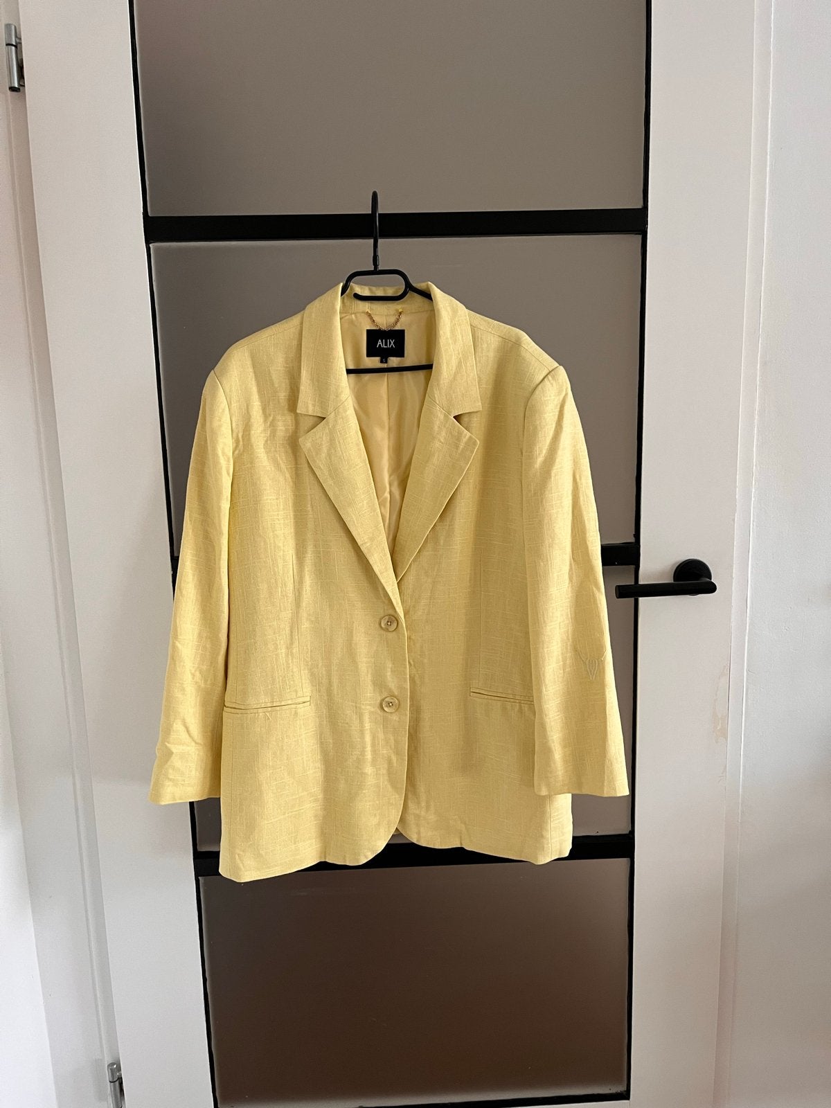 Alix the label blazer  Maat S, Geel, Ophalen of Verzenden, Zo goed als nieuw, Jasje