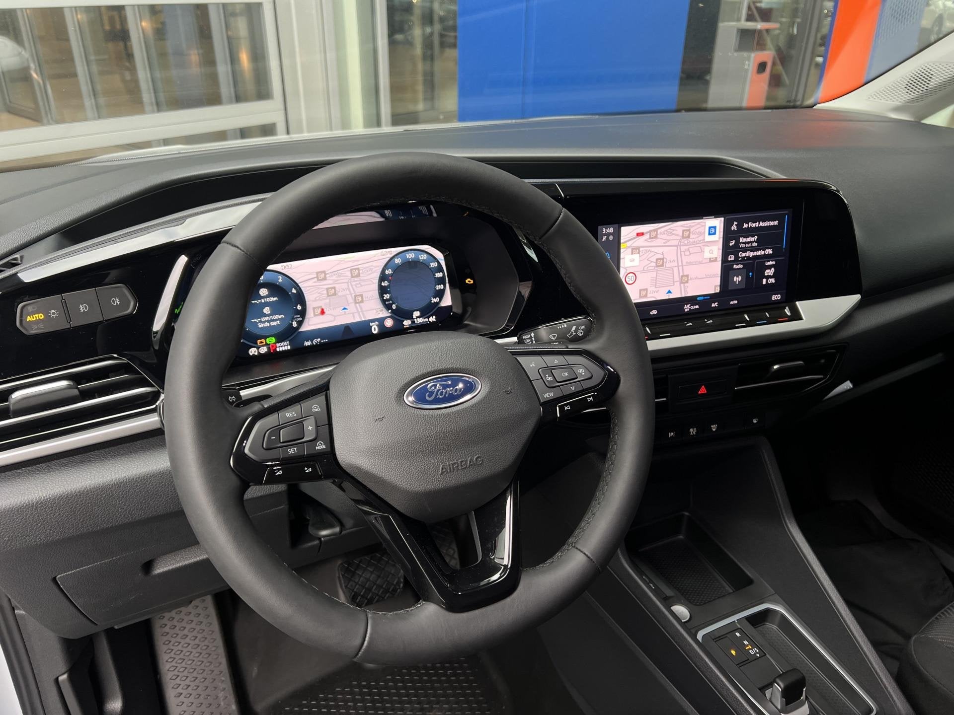 Ford Transit Connect 1.5 EcoBoost PHEV L1 Trend Automaat | N, Auto's, 12 maanden, Stof, 4 cilinders, Wit