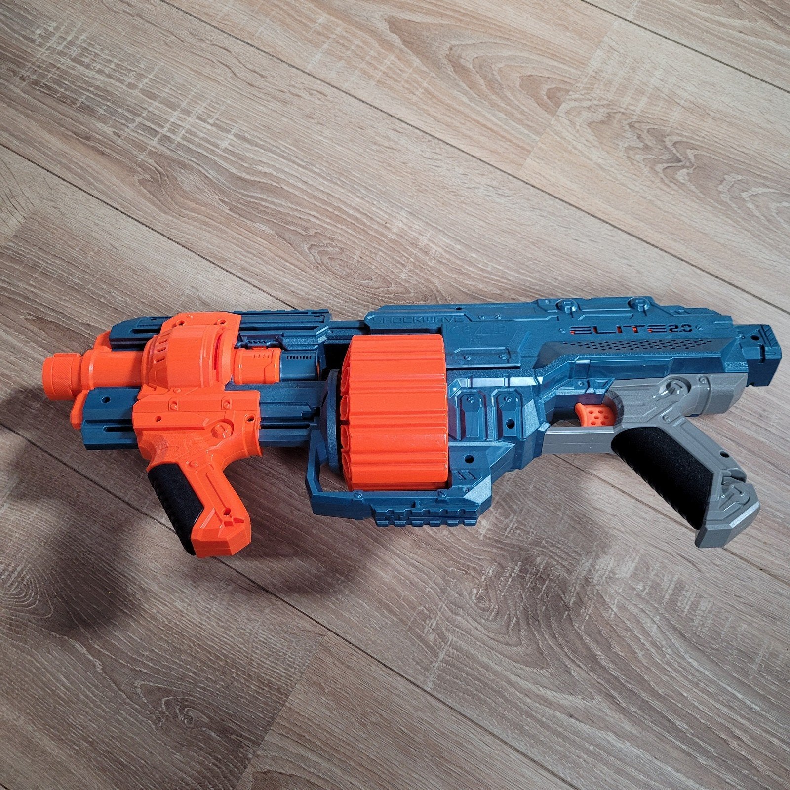 Nerf Elite 2.0 Shockwave RD-15 Blaster, Ophalen of Verzenden, Zo goed als nieuw, Jongen of Meisje