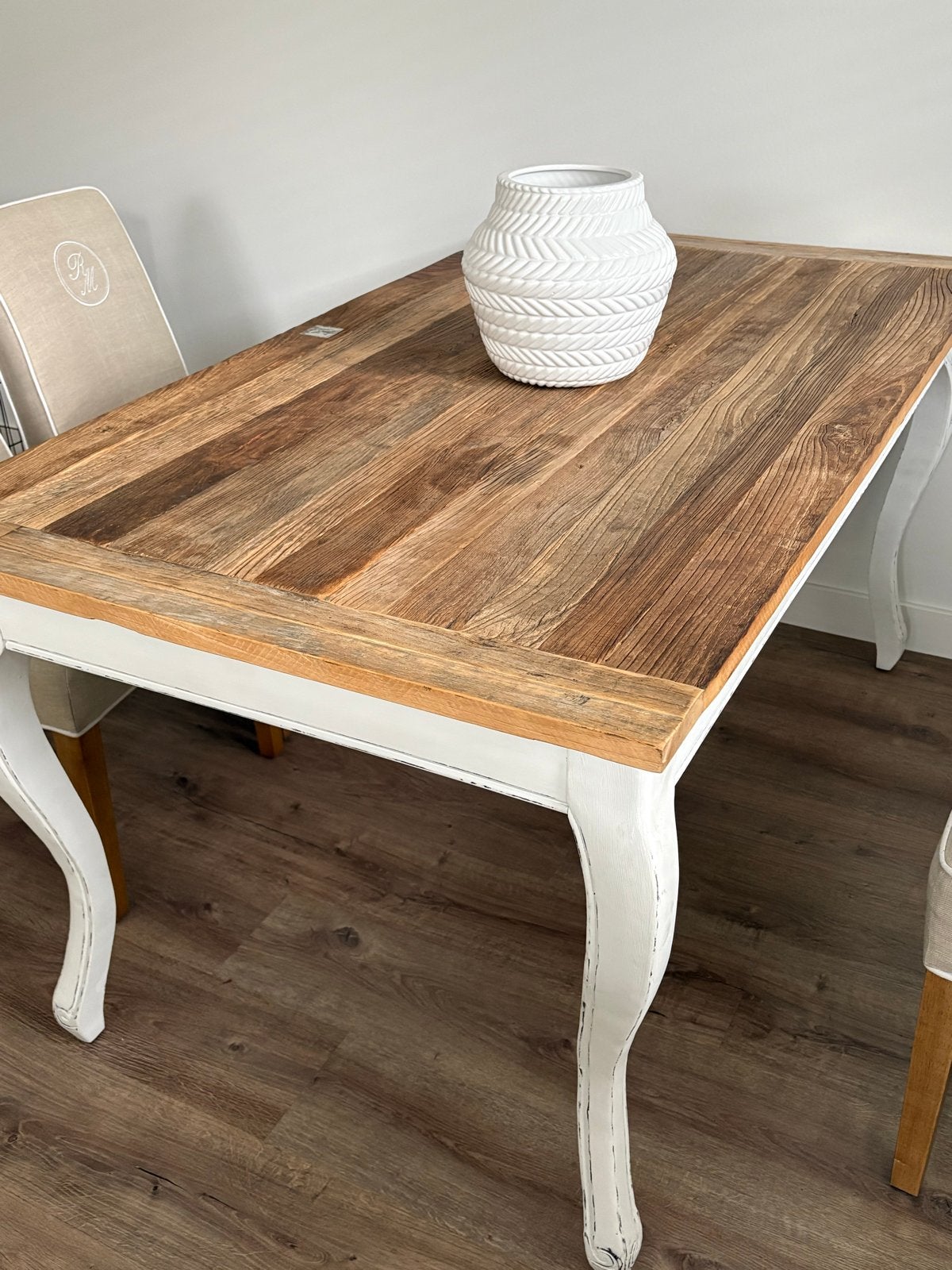 Driftwood eettafel riviera maison, Huis en Inrichting, Tafels | Eettafels, Ophalen, Gebruikt, 100 tot 150 cm, 50 tot 100 cm