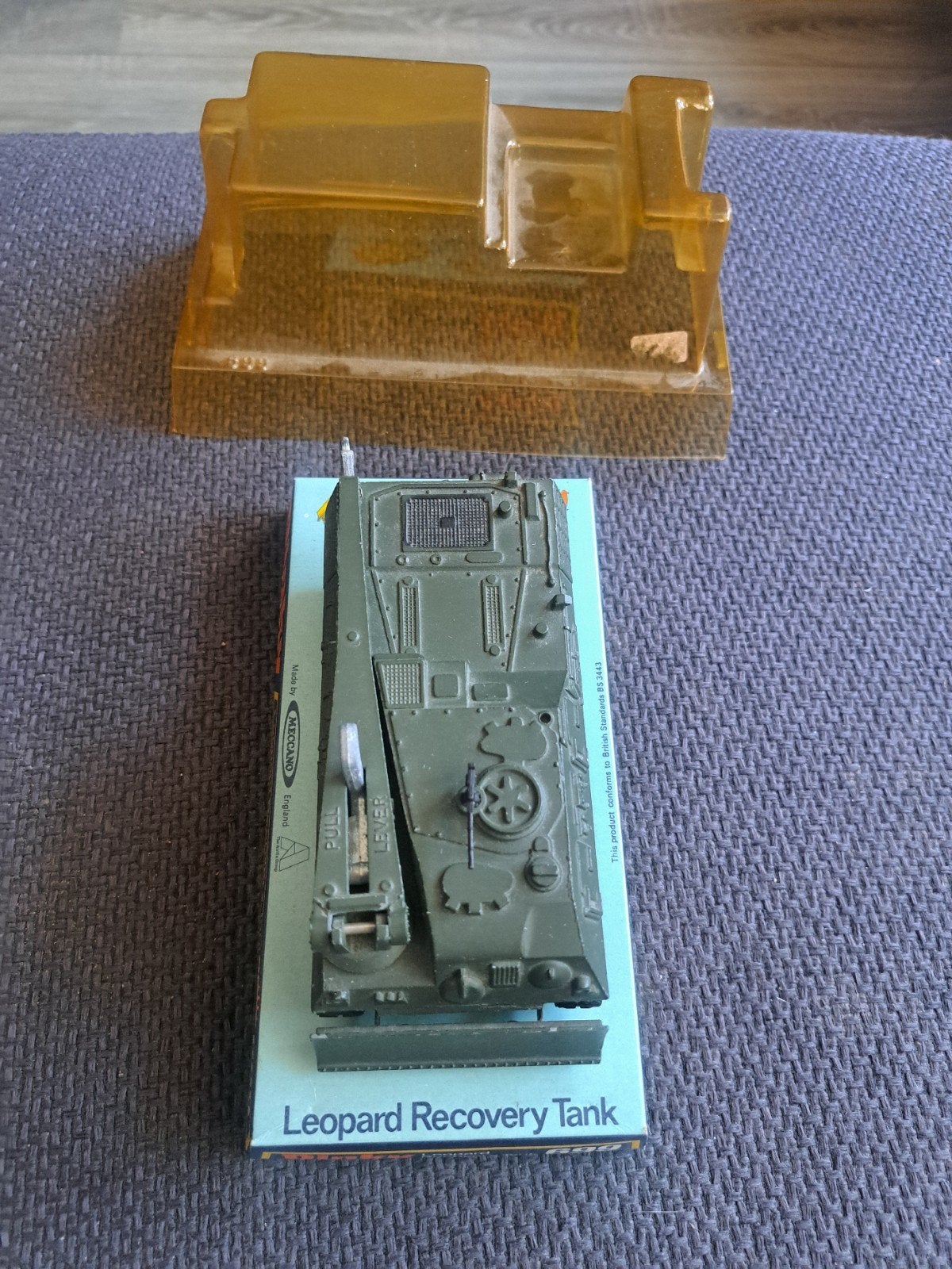 dinky toys meccano england model leopard recovery tank, Gebruikt, England, Overige typen, Ophalen of Verzenden