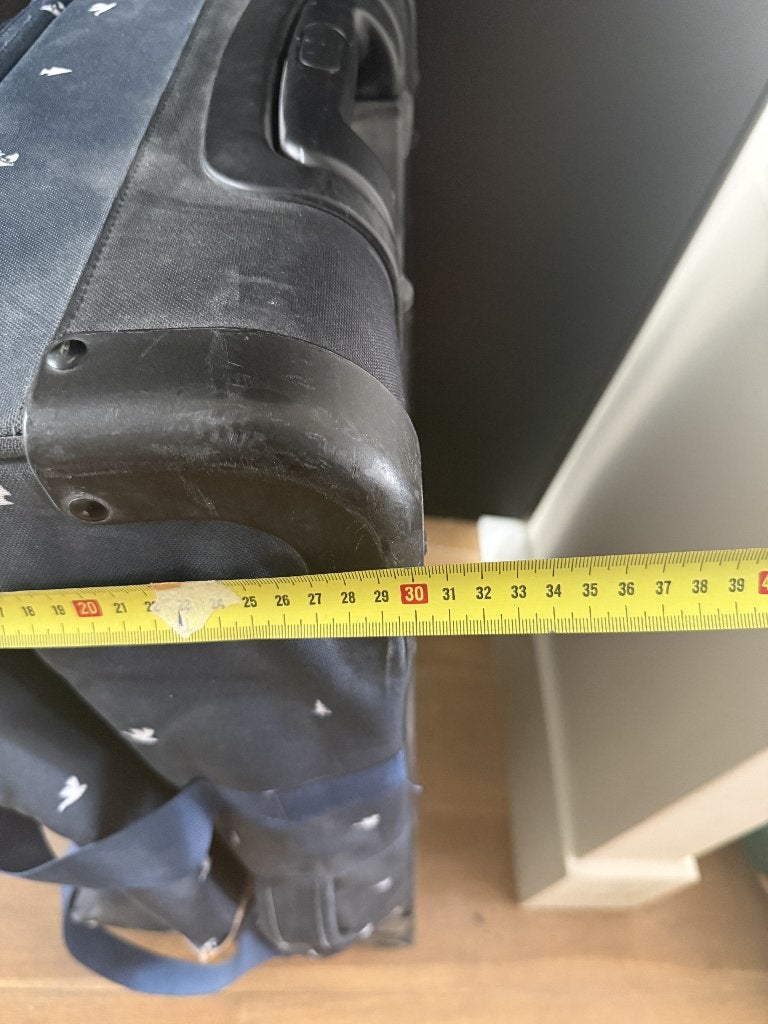 Dakine Split Roller 110L, Sieraden, Tassen en Uiterlijk, Tassen | Reistassen en Weekendtassen, Ophalen, Gebruikt, Blauw, Minder dan 35 cm