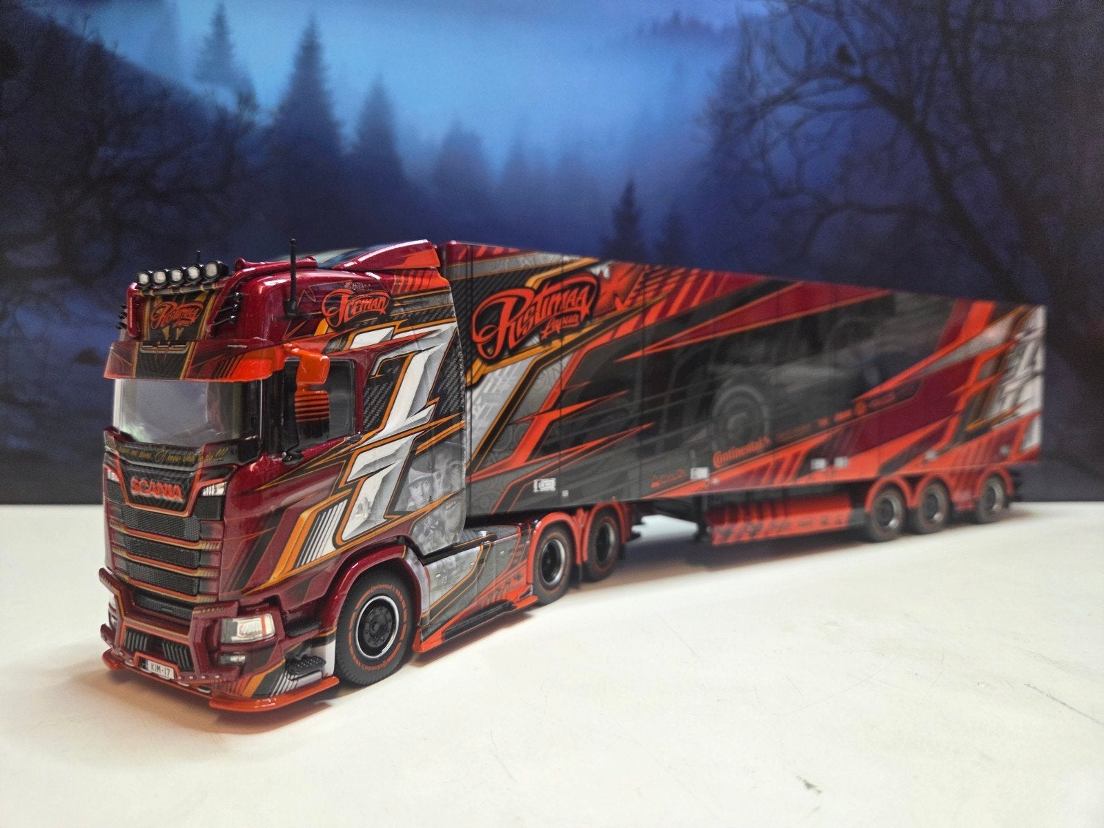 Tekno Scania NG iceman ristimaa, Hobby en Vrije tijd, Modelauto's | 1:50, Nieuw, Jobo-models, Jobo.models@gmail.com, Ophalen of Verzenden