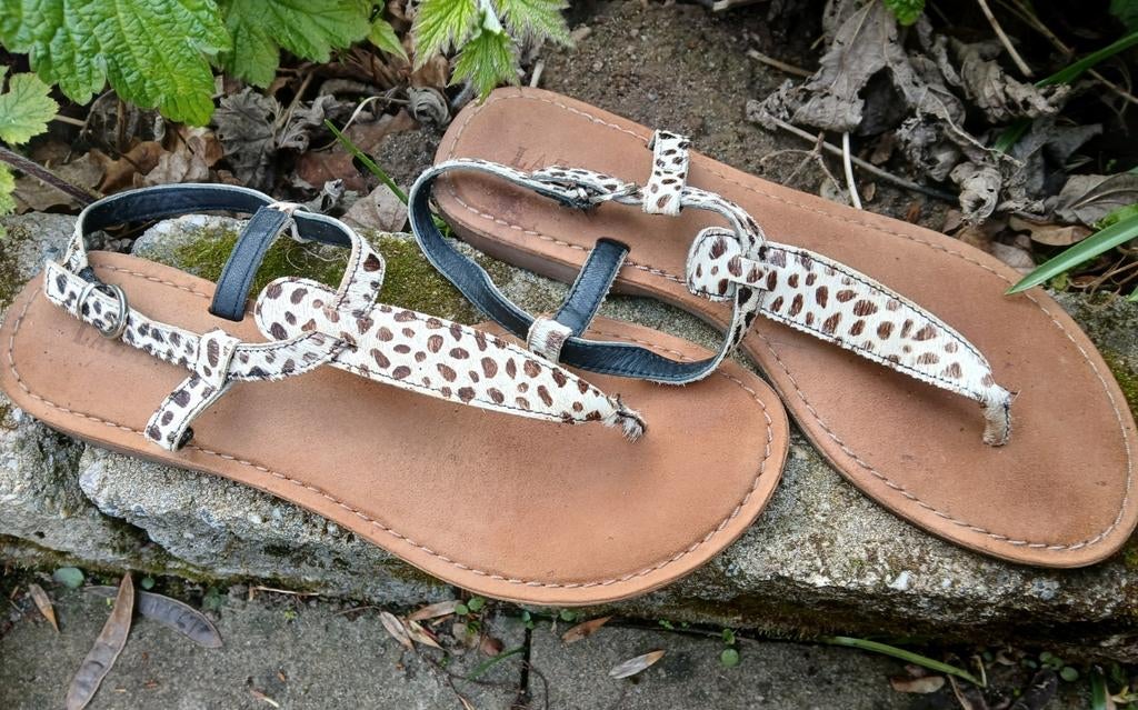 Lazamani sandaaltjes, Kleding | Dames, Schoenen, Ophalen of Verzenden, Zo goed als nieuw, Sandalen of Muiltjes