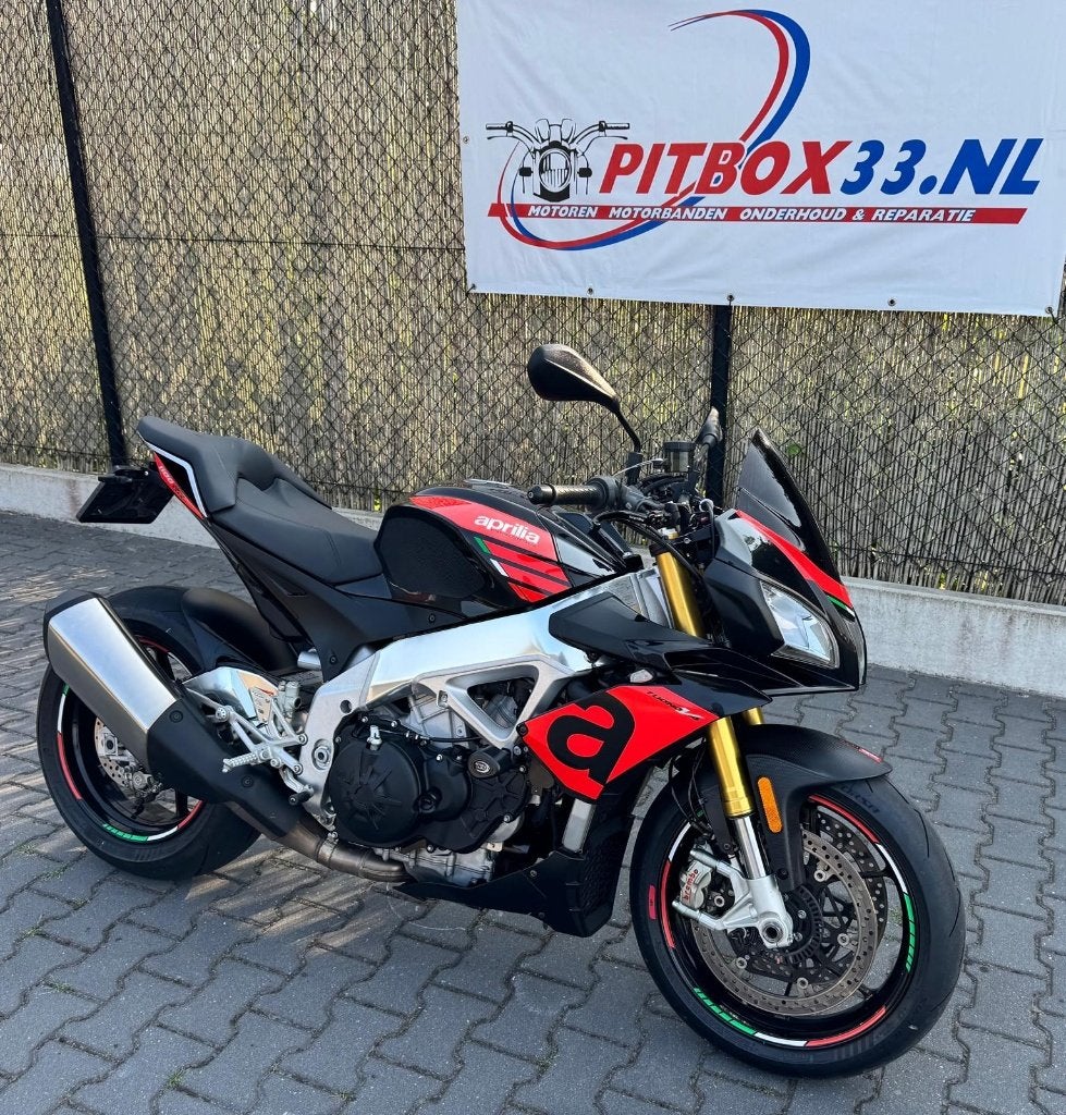 Prachtige Aprilia tuono v4 1100 RR incl nw banden en gr brt, Motoren, ABS, Occasion, Motorrijbewijs A, Bedrijf
