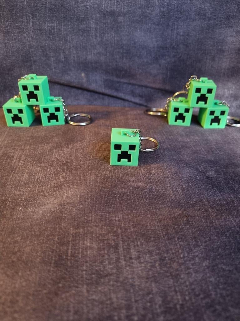 Sleutelhanger minecraft creeper, Ophalen of Verzenden, Nieuw