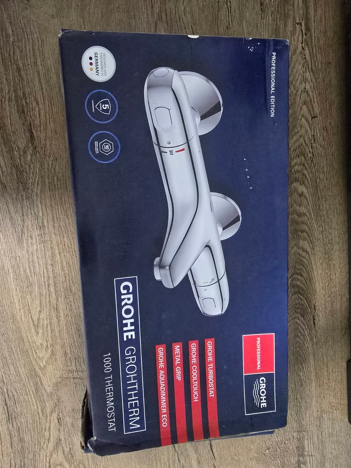 Grohe Grohtherm 1000 Thermostaat Douchekraan, Ophalen, Nieuw, Chroom, Douche