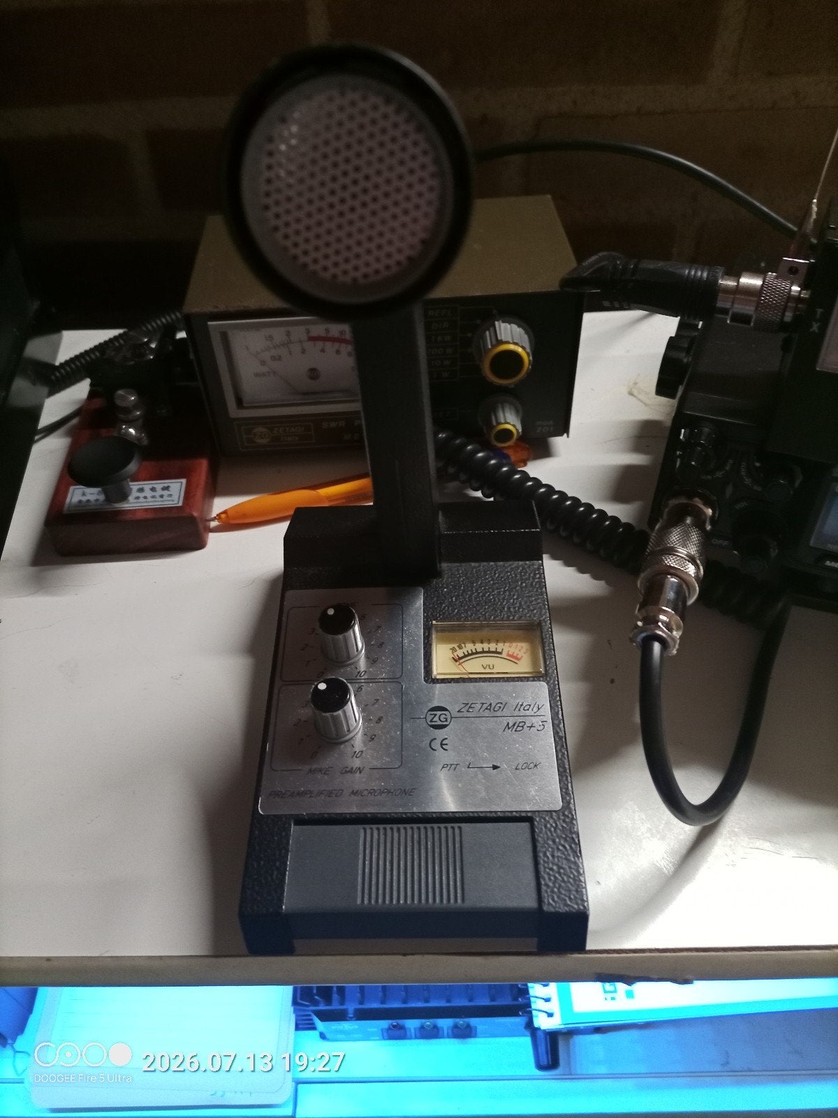Zetagi MB+5 Tafelmicrofoon - Goede staat, Ophalen of Verzenden