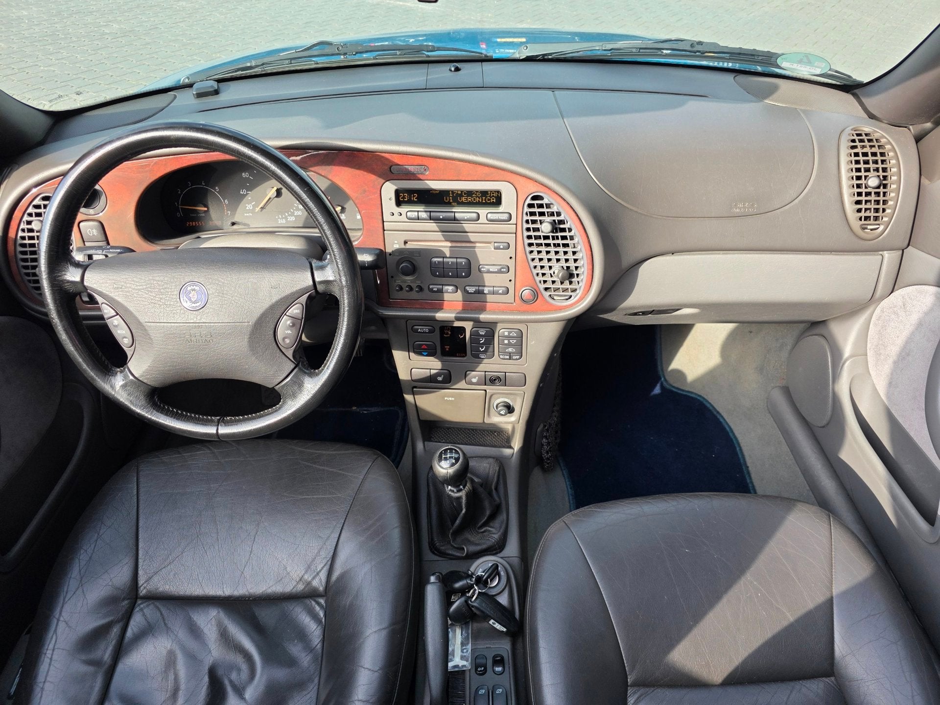 Saab 9-3 Cabrio 2.0t SE Limited Edition | ALS NIEUW | COMPLE, Auto's, Dealer onderhouden, 730 kg, Gebruikt, Zwart