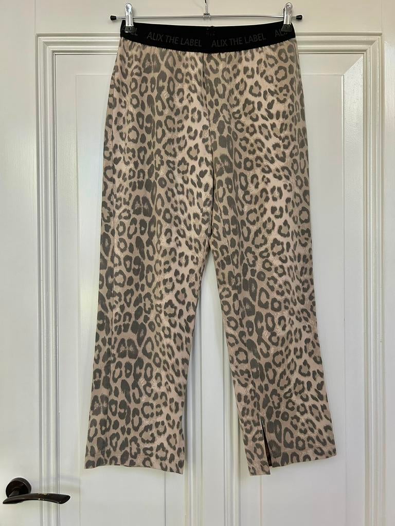 Alix the Label Leopard broek maat S, Maat 38/40 (M), Bruin, Ophalen of Verzenden, Zo goed als nieuw