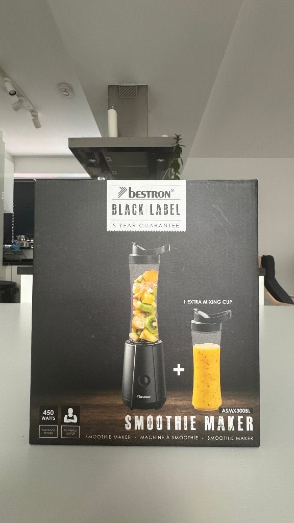 Bestron Black Label Smoothie Maker ASMX300, Witgoed en Apparatuur, Ophalen, Nieuw, Blender