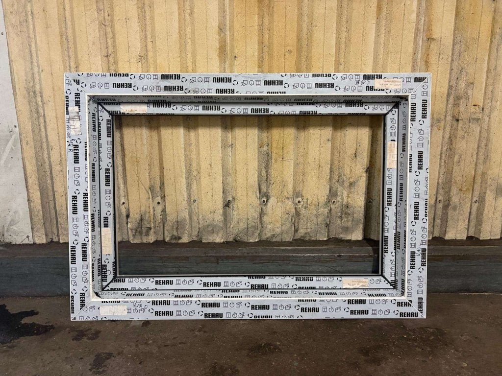 kunststof kozijn rehau wit hn bu bi wit glad 1302x890, Doe-het-zelf en Verbouw, Kozijnen en Schuifpuien, Kunststof, Raamkozijn