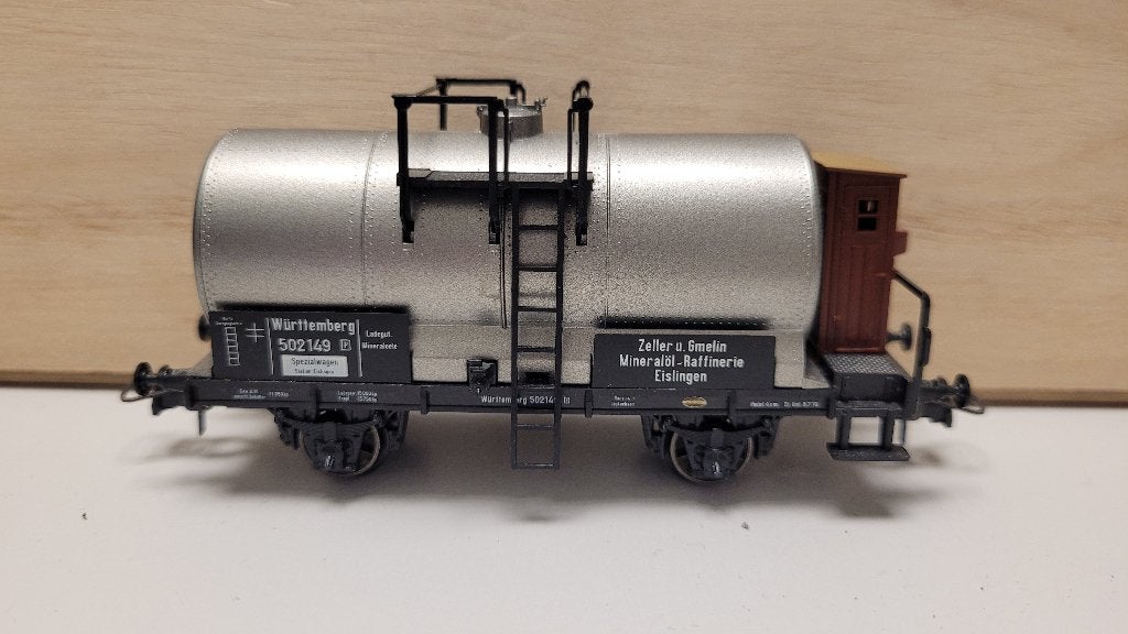 Märklin 46073 ketelwagen uit de wagenset Zeppelin K.W.St.E, Wisselstroom, Wagon, Ophalen of Verzenden, Zo goed als nieuw