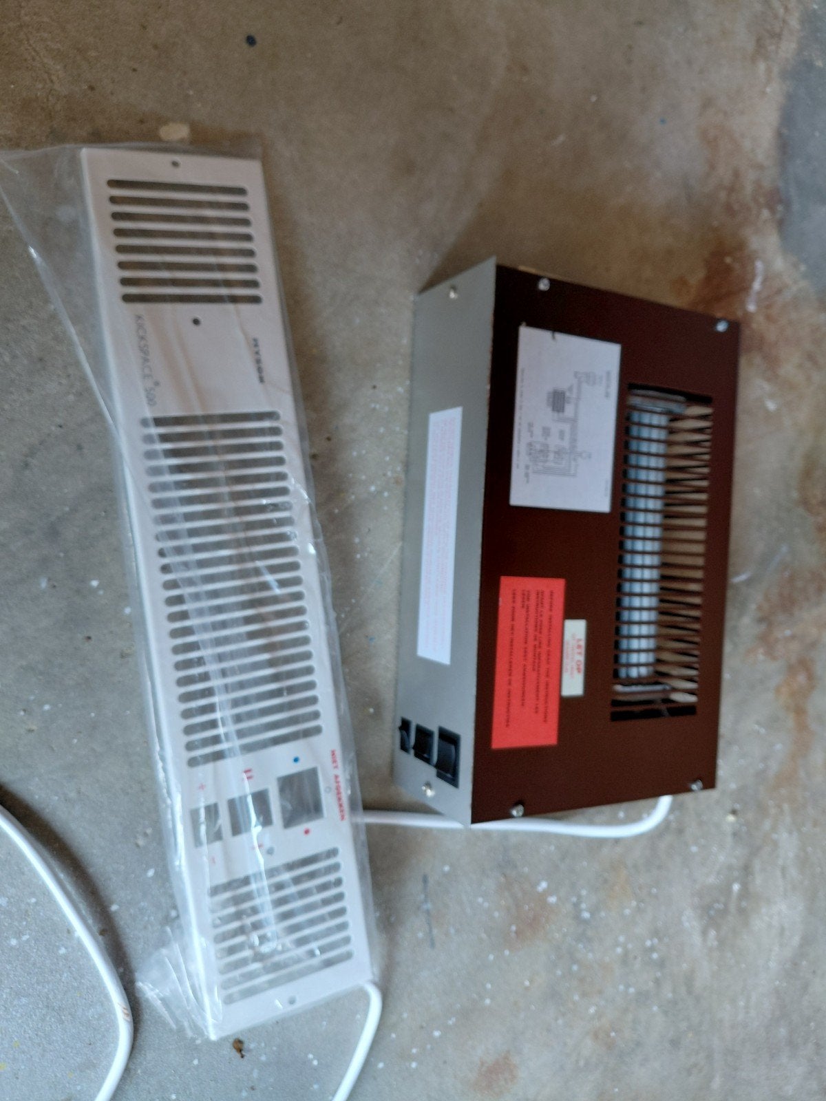 Kickspace 500 E elektrische ventilatorconvector, Ophalen, Minder dan 60 cm