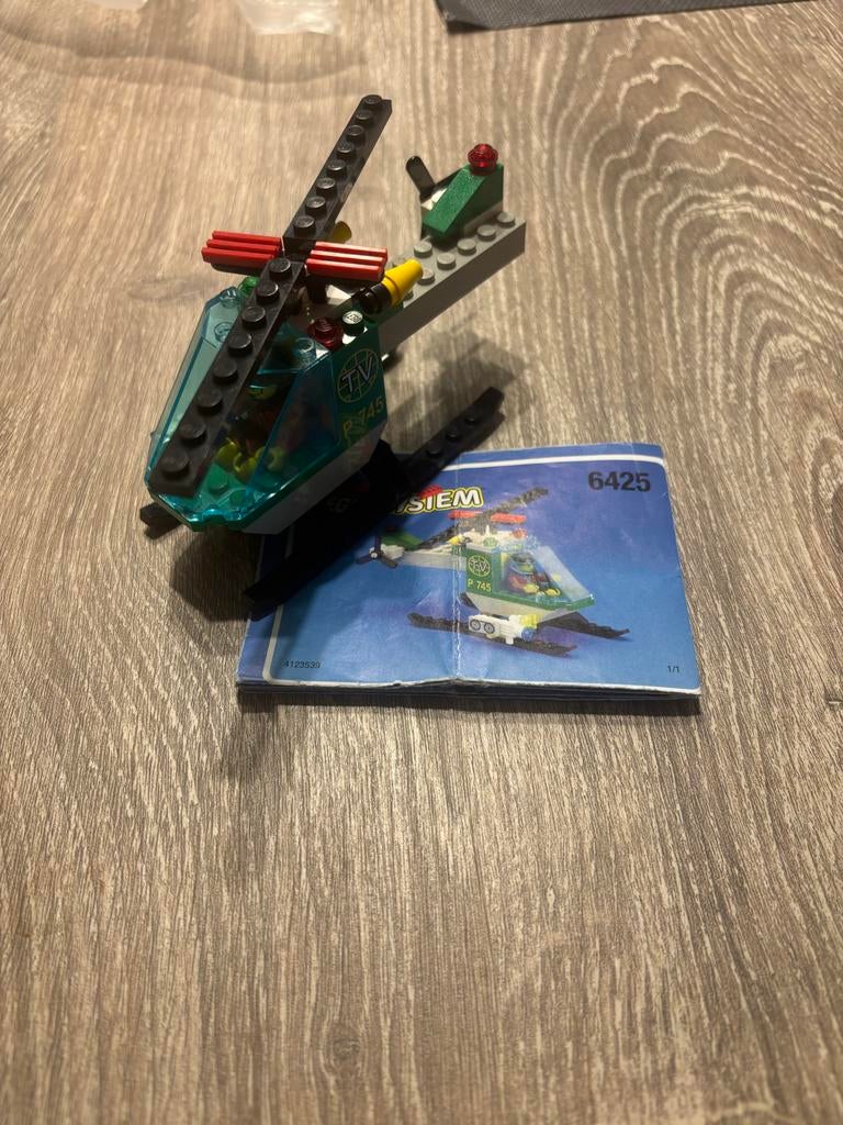 Lego 6425: Politiehelikopter met instructies, Lego, Ophalen of Verzenden, Compleet, Complete set