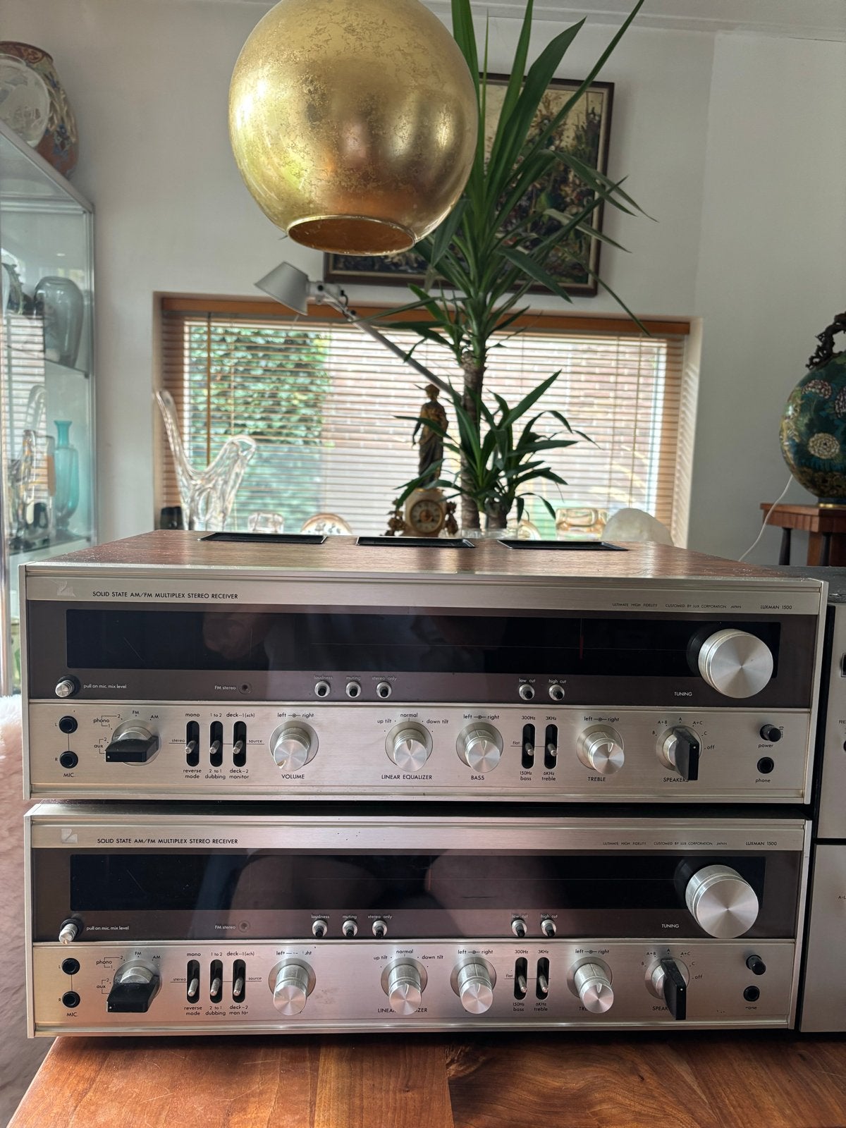 Luxman R-1500 Vintage Receiver - Topstaat, Overige merken, Ophalen of Verzenden, Zo goed als nieuw, 60 tot 120 watt