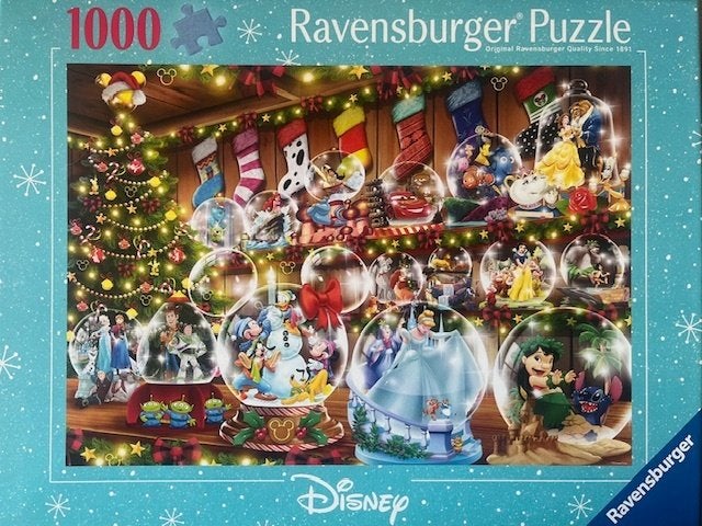 disney snow globes, Ophalen of Verzenden, 500 t/m 1500 stukjes, Zo goed als nieuw, Legpuzzel