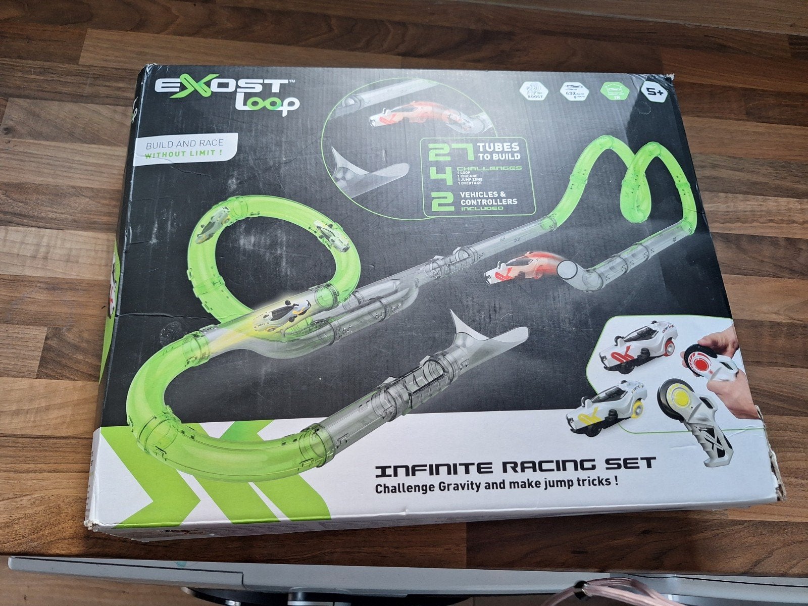 Exost Loop Infinite Racing Set - Racebaan met 2 auto's, Overige merken, Ophalen of Verzenden, Elektrisch, Met looping