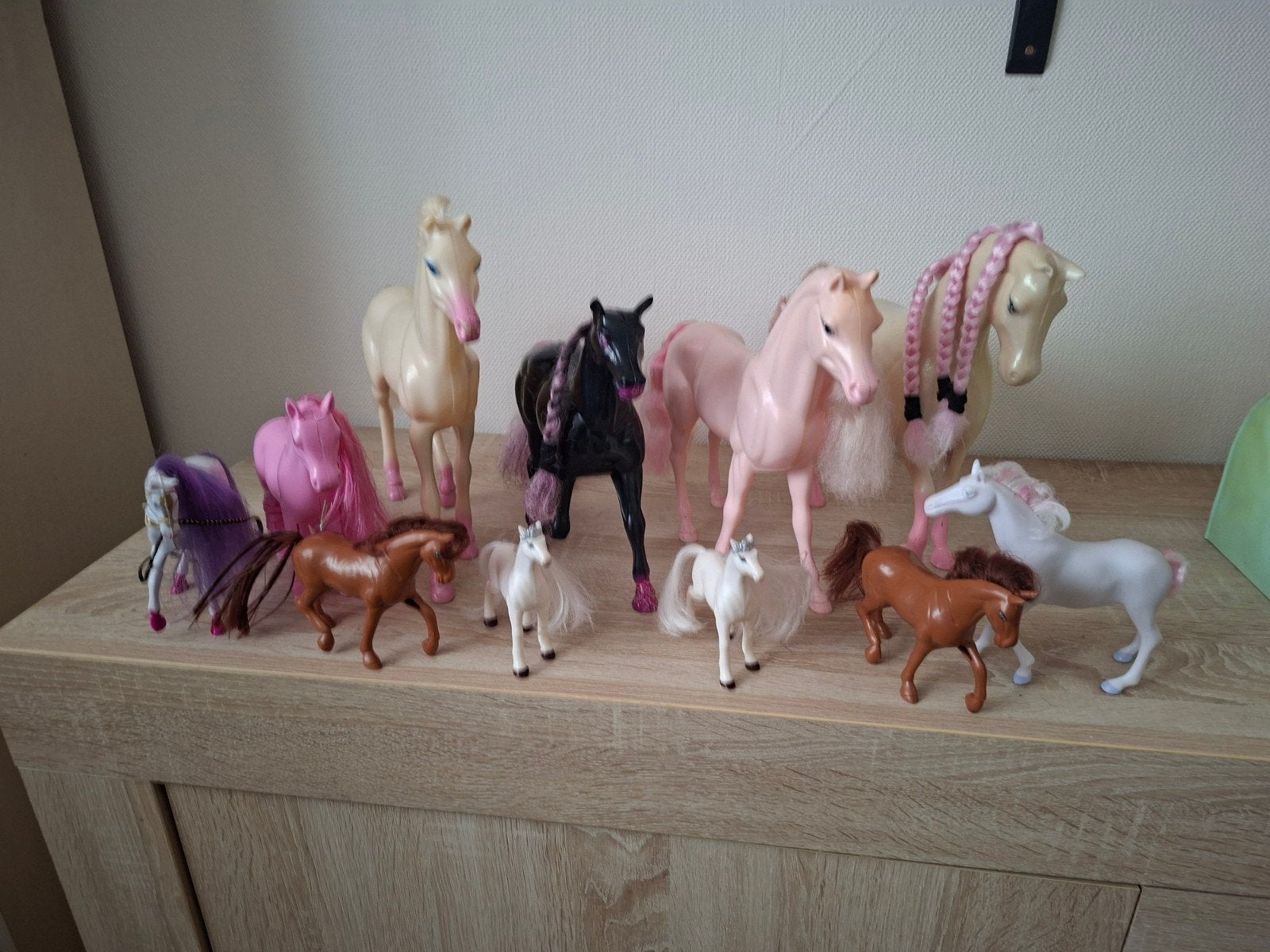 set speelgoed paarden., Ophalen of Verzenden, Gebruikt, Jongen of Meisje