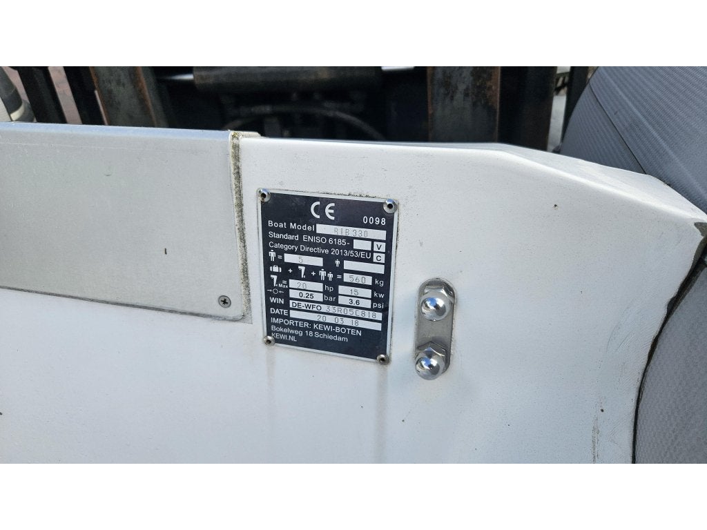 Rib boot voor hobbyist 330 lang, Watersport en Boten, 3 m, Gebruikt, Overige merken
