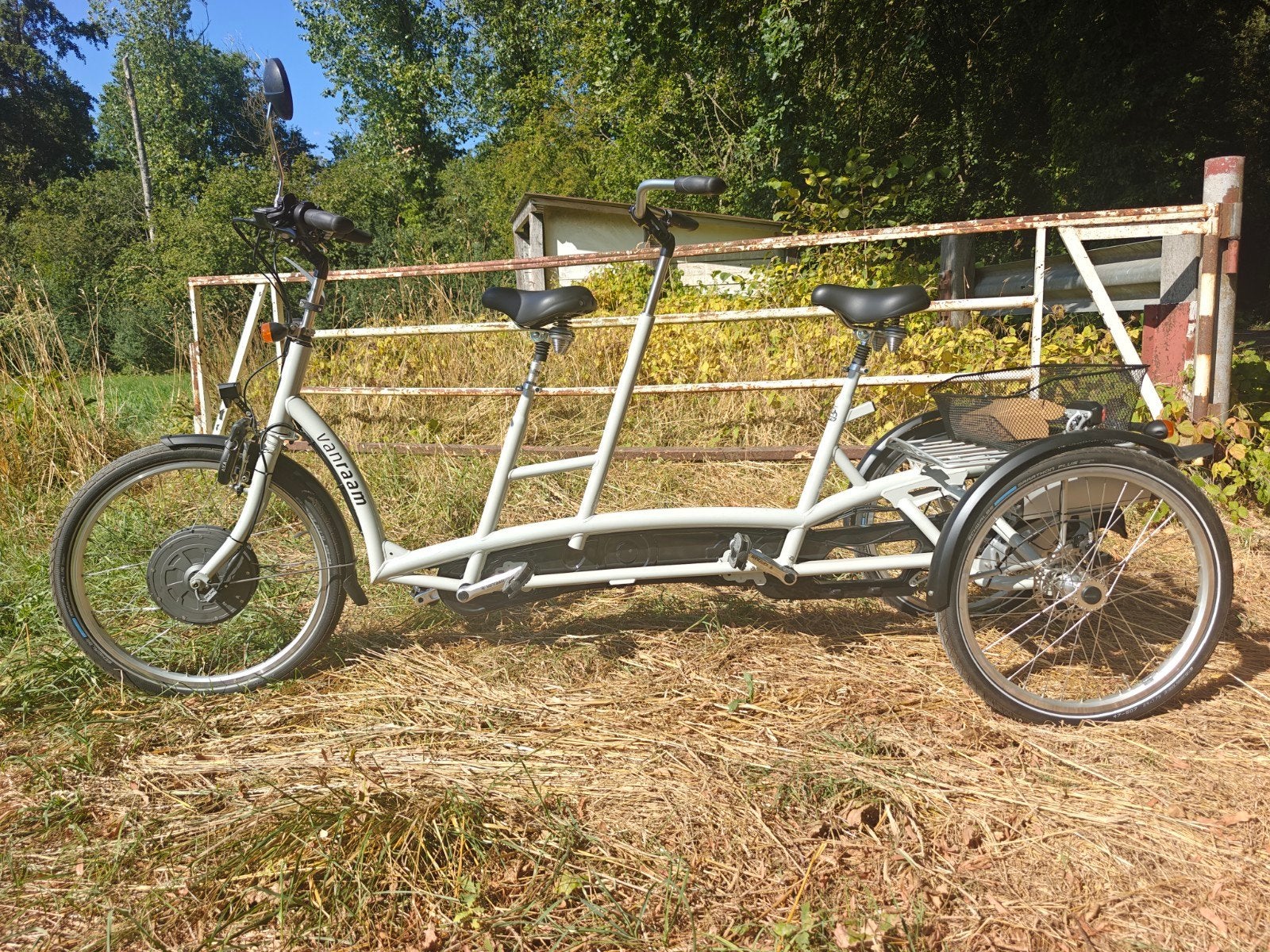 Van Raam Twinny Plus met elektrische ondersteuning, 55 cm of meer, Ophalen, Minder dan 49 cm, Minder dan 10 versnellingen