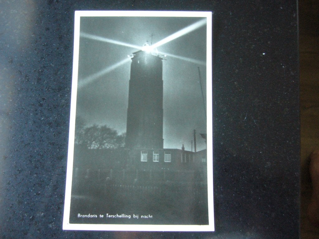 TERSCHELLING  =  BRANDARIS BIJ NACHT, Ophalen of Verzenden, 1940 tot 1960, Ongelopen, Waddeneilanden