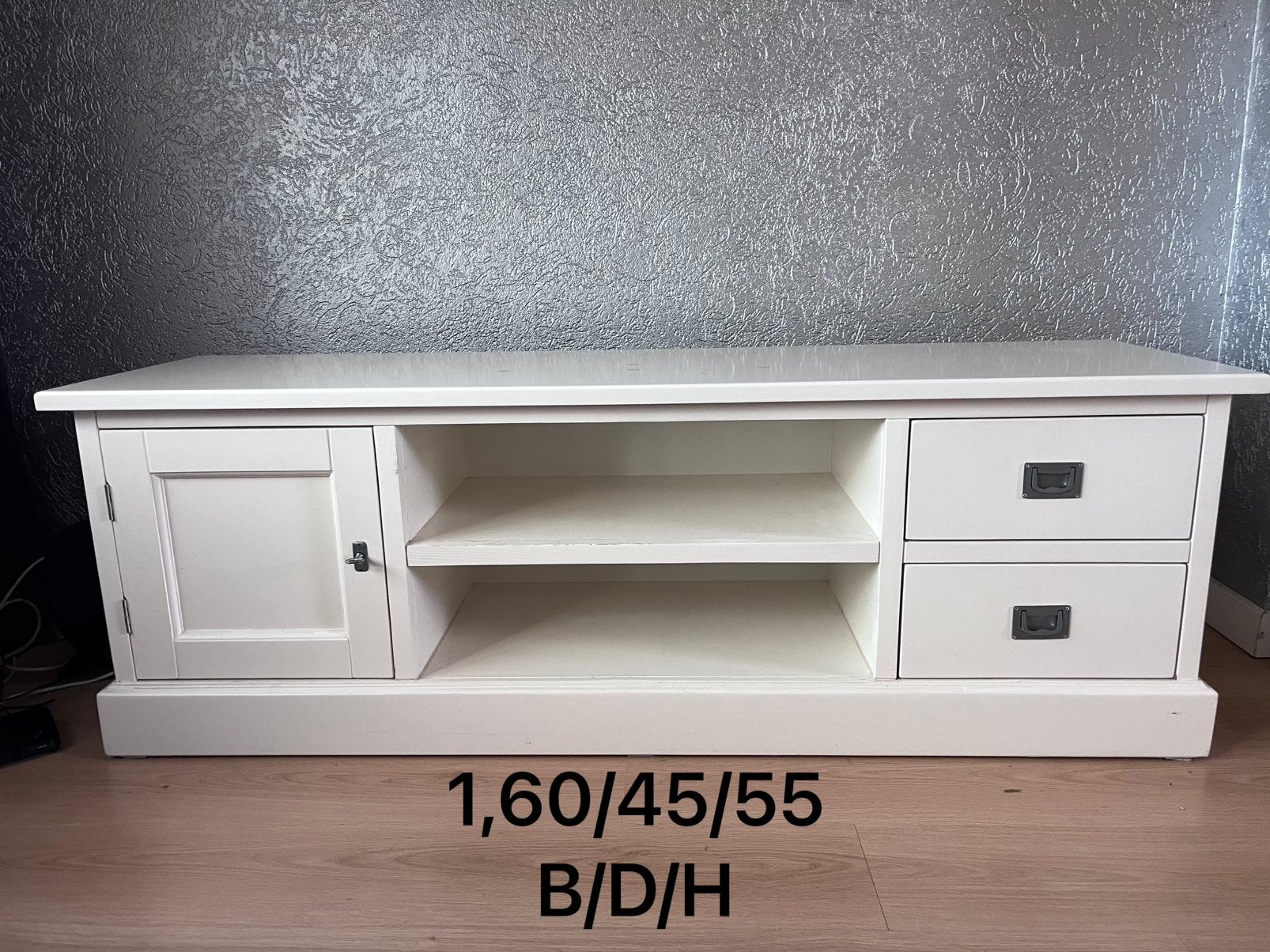 TV meubel met opbergruimte, Ophalen, 150 tot 200 cm, Zo goed als nieuw, Minder dan 100 cm