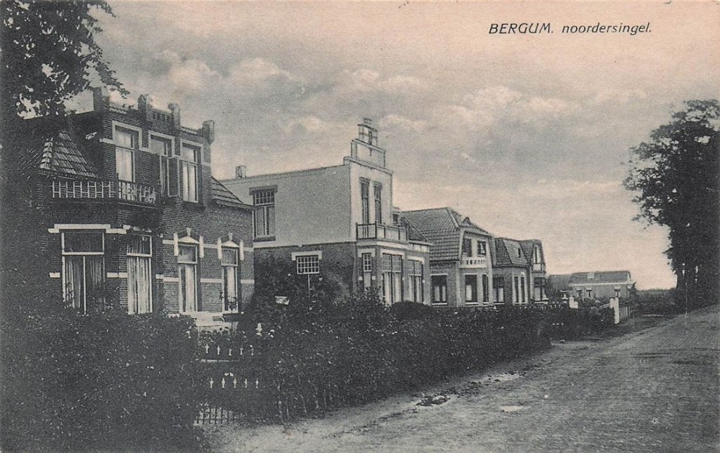 703-027-041 Bergum Noordersingel, Verzenden, Voor 1920, Friesland