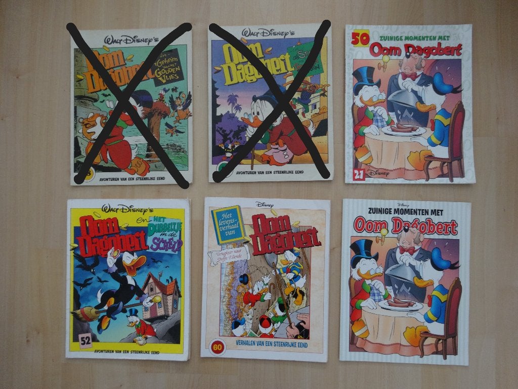 Oom Dagobert albums, Eén stripboek, Ophalen, Zo goed als nieuw
