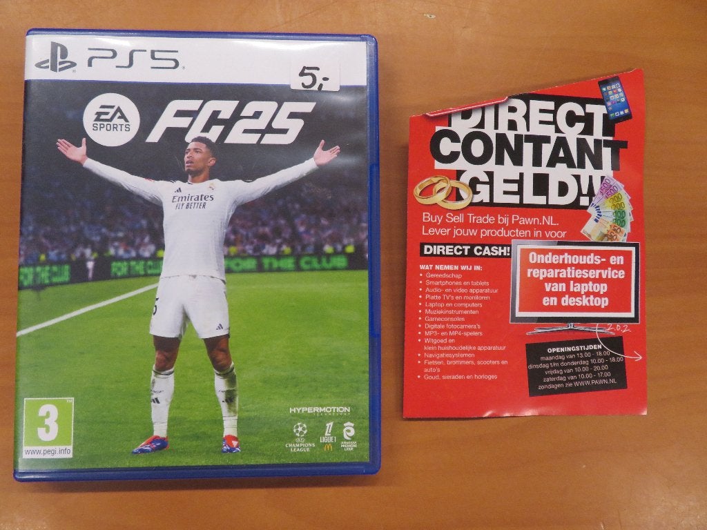 Playstation 5 (PS5) EA Sports FC 25, Ophalen, Gebruikt, Sport, 3 spelers of meer