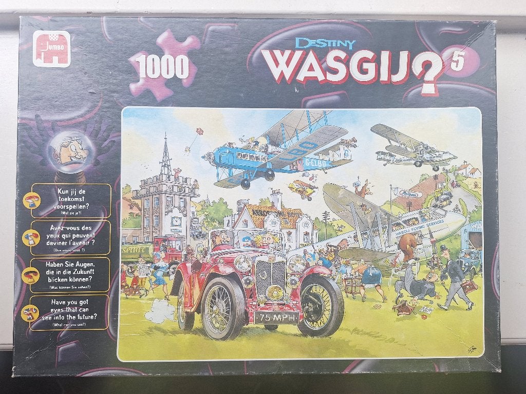 Legpuzzel - Wasgij destiny #5 (1000 stukjes), Ophalen of Verzenden, 500 t/m 1500 stukjes, Gebruikt, Legpuzzel