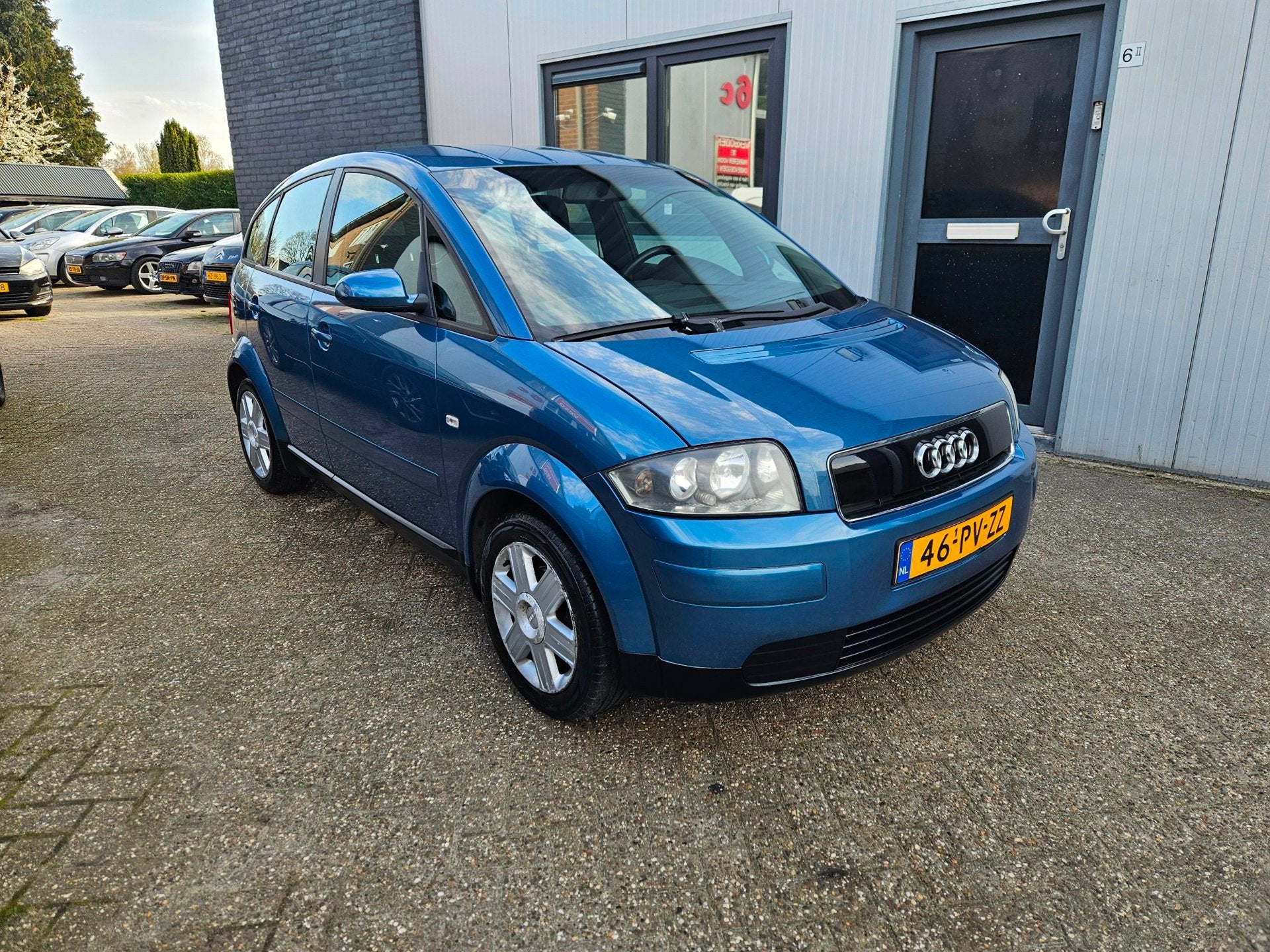 Audi A2 1.4 Pro Line 2005 Blauw|Clima|Elekrt Ramen, Auto's, Audi, Stof, Gebruikt, 4 cilinders, Origineel Nederlands
