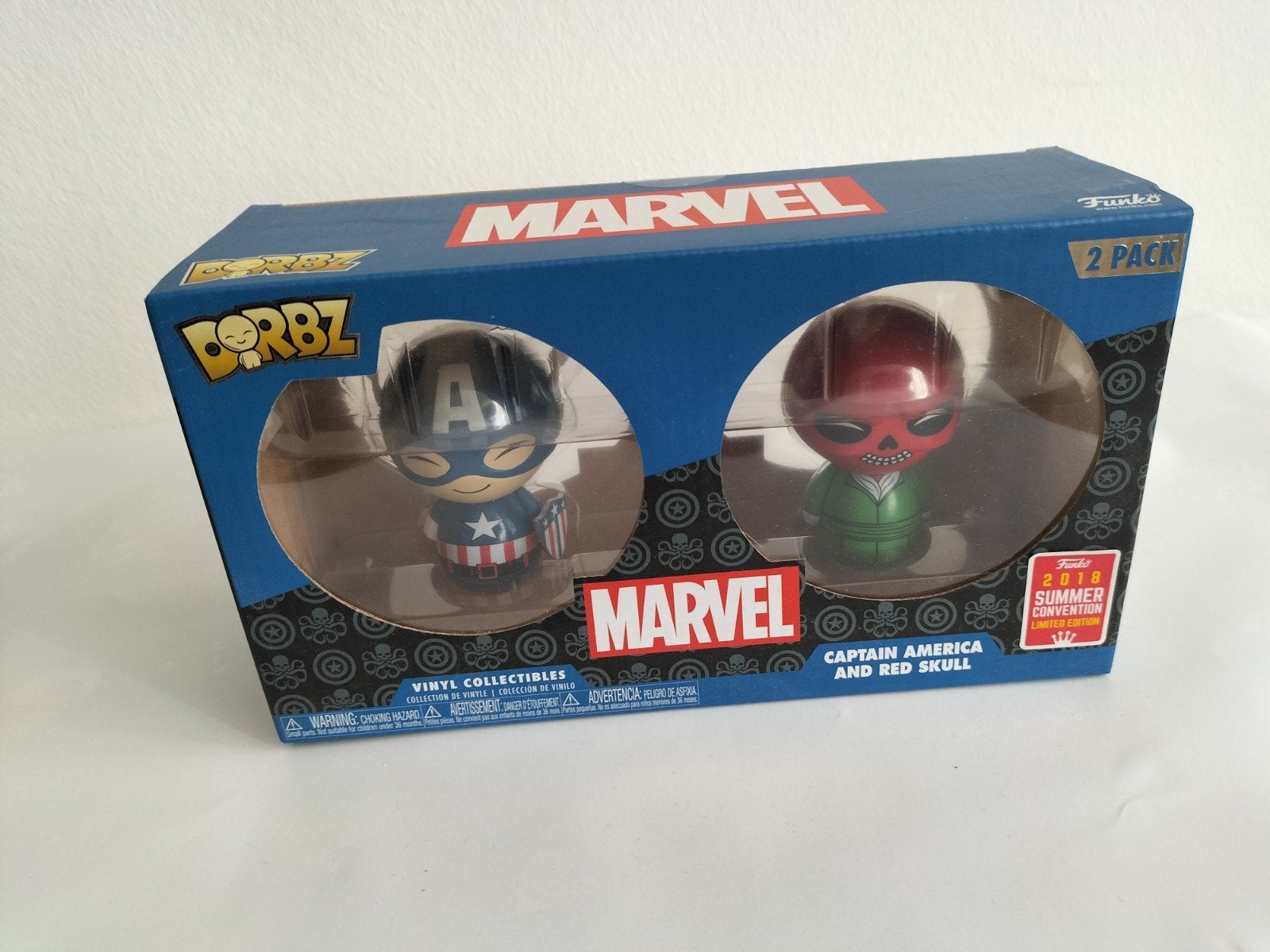 Funko Dorbz Marvel Captain America & Red Skull 2-Pack, Verzamelen, Ophalen of Verzenden, Nieuw