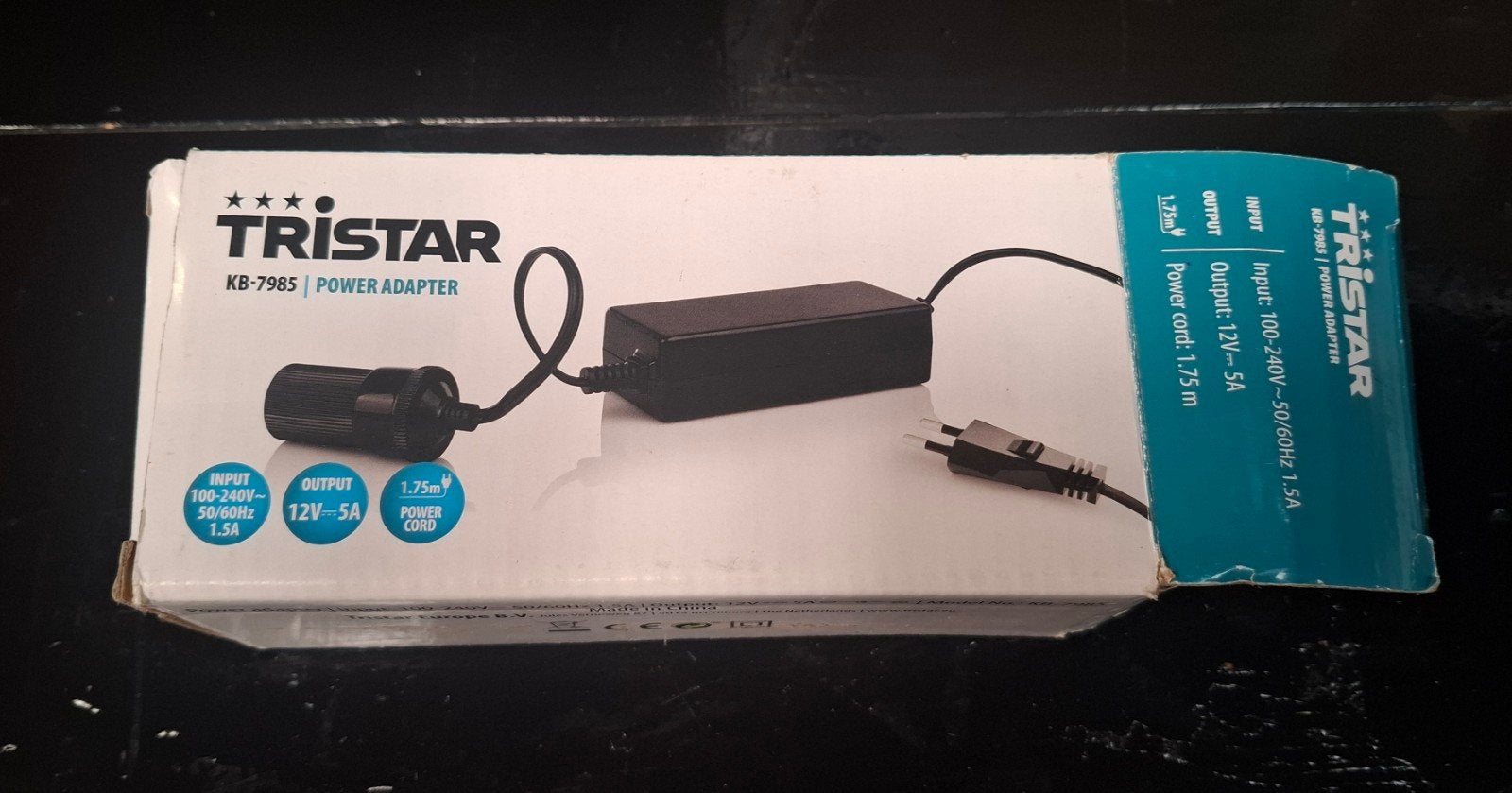 Tristar KB-7985 Netadapter Omvormer 12V-5A, Ophalen of Verzenden