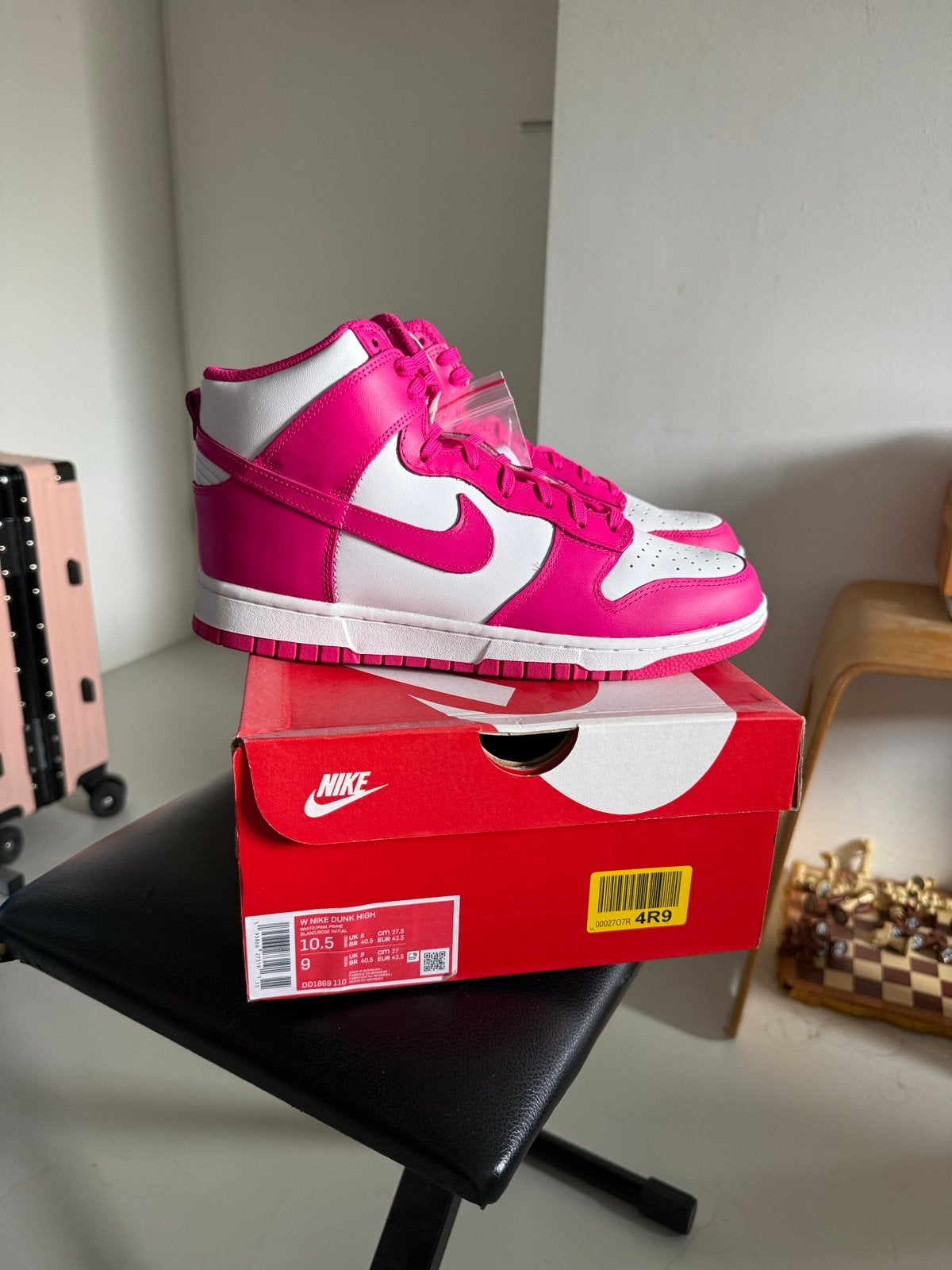 Nike Dunk High Pink Prime Sneakers - Nieuw in doos, Ophalen of Verzenden, Nieuw, Roze, Sneakers of Gympen