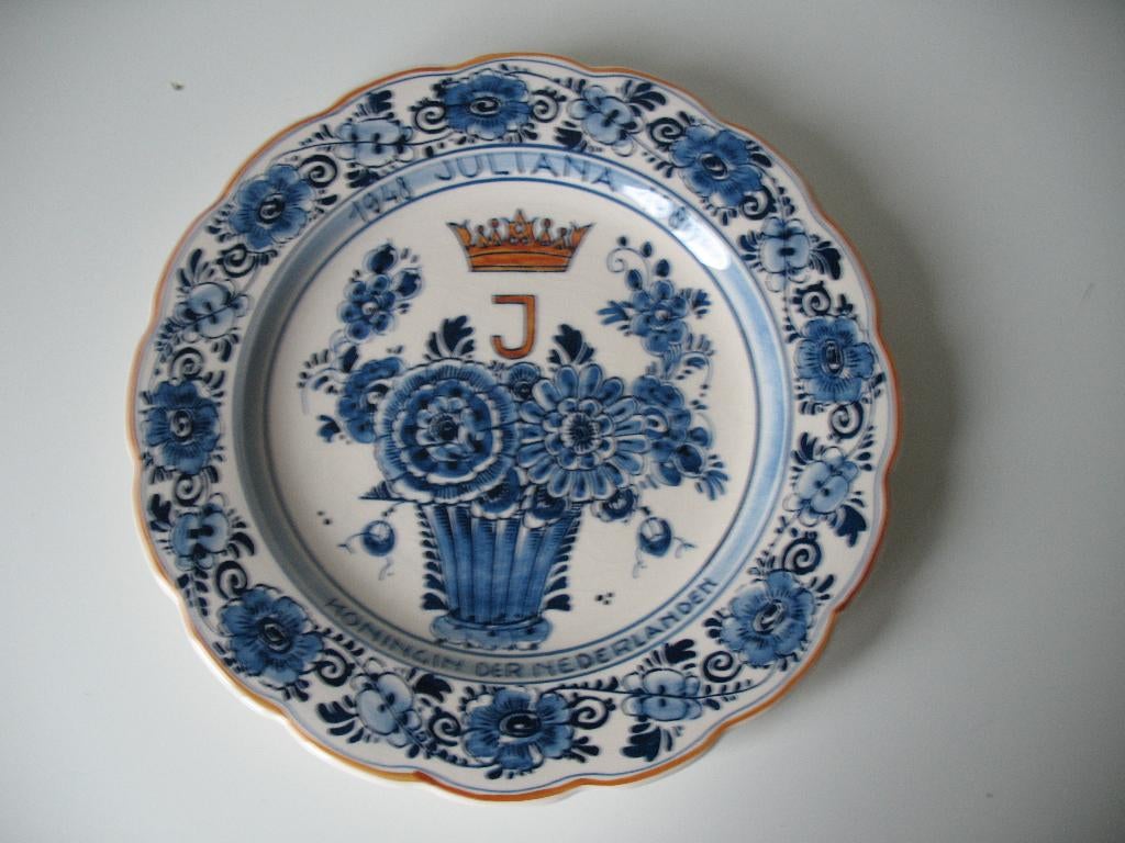 Jubileum Bord Koningin JULIANA der NEDERLANDEN 1948-1980, Ophalen of Verzenden