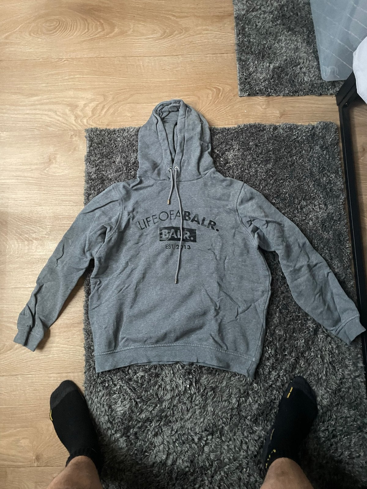 BALR. Hoodie Grijs - Maat S, Ophalen, Zo goed als nieuw, Maat 46 (S) of kleiner, Grijs