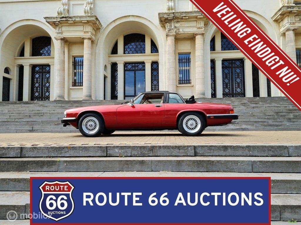 Jaguar XJ-SC V12 | 1986 | Route 66 Auctions, Auto's, Overige carrosserieën, Zwart, Bedrijf, Handgeschakeld