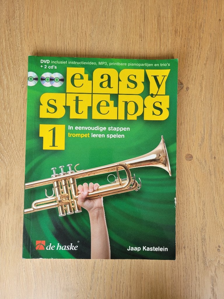 Easy steps trompet 1, Gebruikt, Overige genres, Les of Cursus, Ophalen of Verzenden