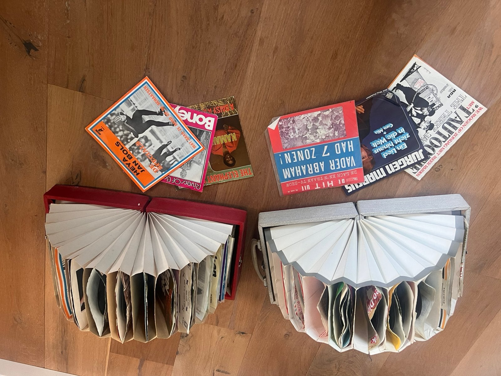 Harmonica koffertjes met singles, Ophalen of Verzenden, Gebruikt, 7 inch