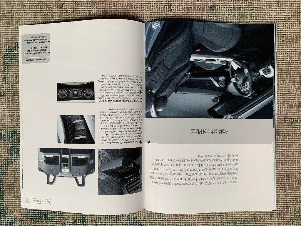Foto 17 van Product informatie brochure BMW Z4 roadster E85 2002 izgs