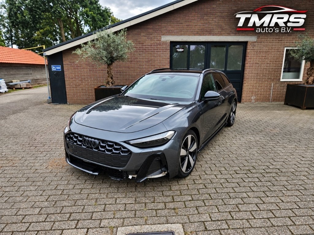 AUDI A5 Avant TFSI e-hybrid S-Line Quattro 300pk PANO, Auto diversen, Stationwagon, Hybride Elektrisch/Benzine, Audi, Zilver of Grijs