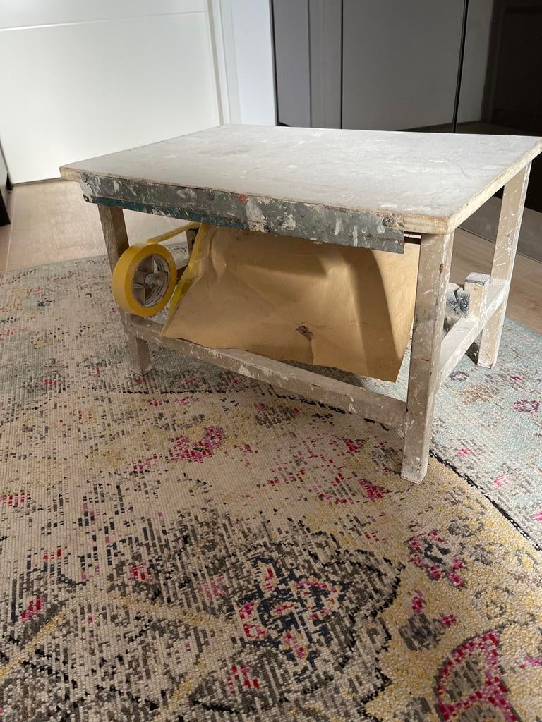 Stevige werkbank/tafel voor klussen, Ophalen, Gebruikt, Minder dan 70 cm