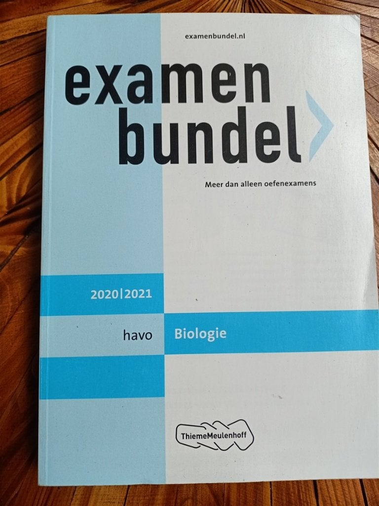 Examenbundel Biologie HAVO 2020/2021, Biologie, Ophalen of Verzenden, Zo goed als nieuw, HAVO