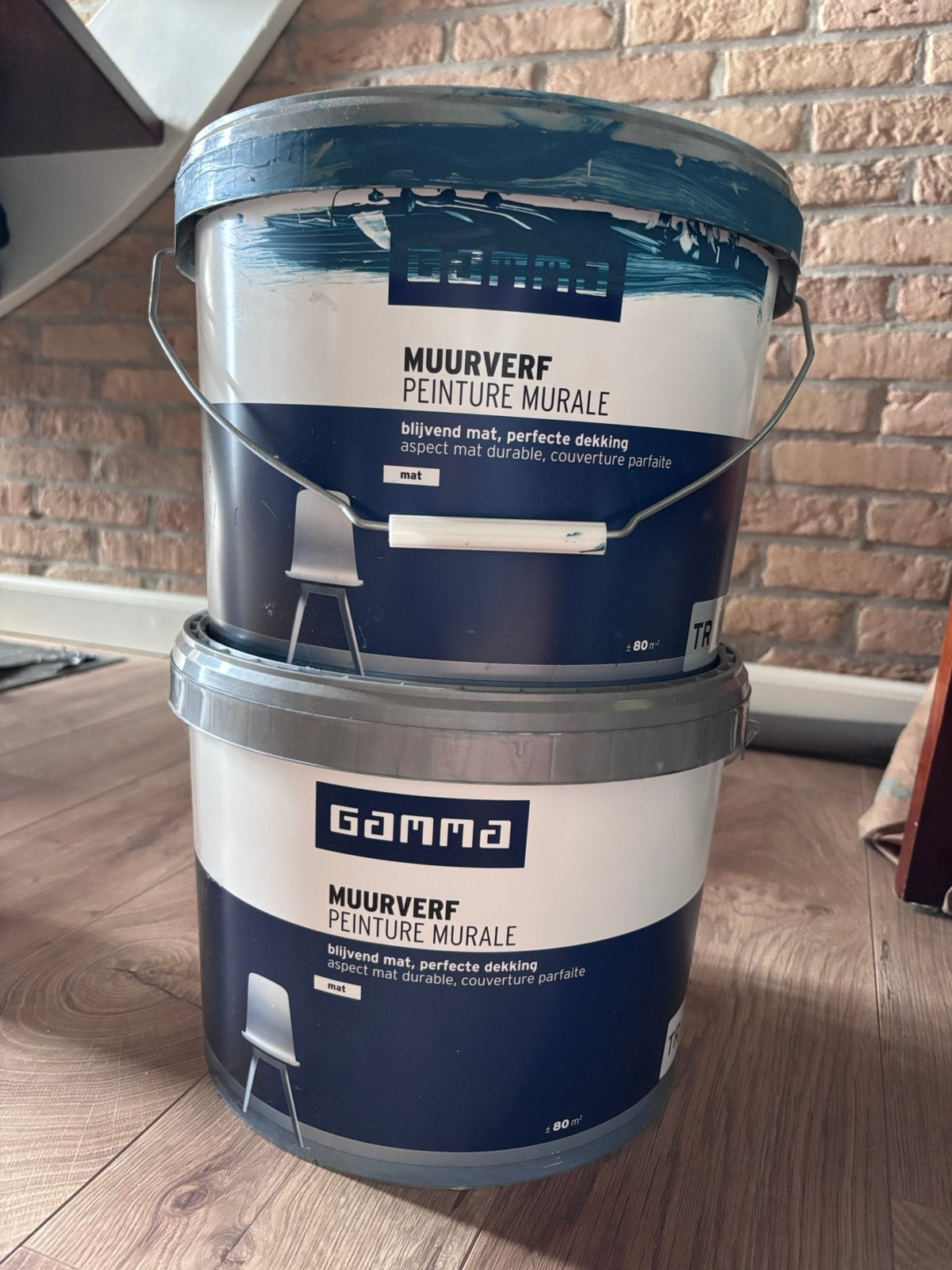 Latex muurverf blauw, Blauw, Nieuw, Ophalen of Verzenden, Verf