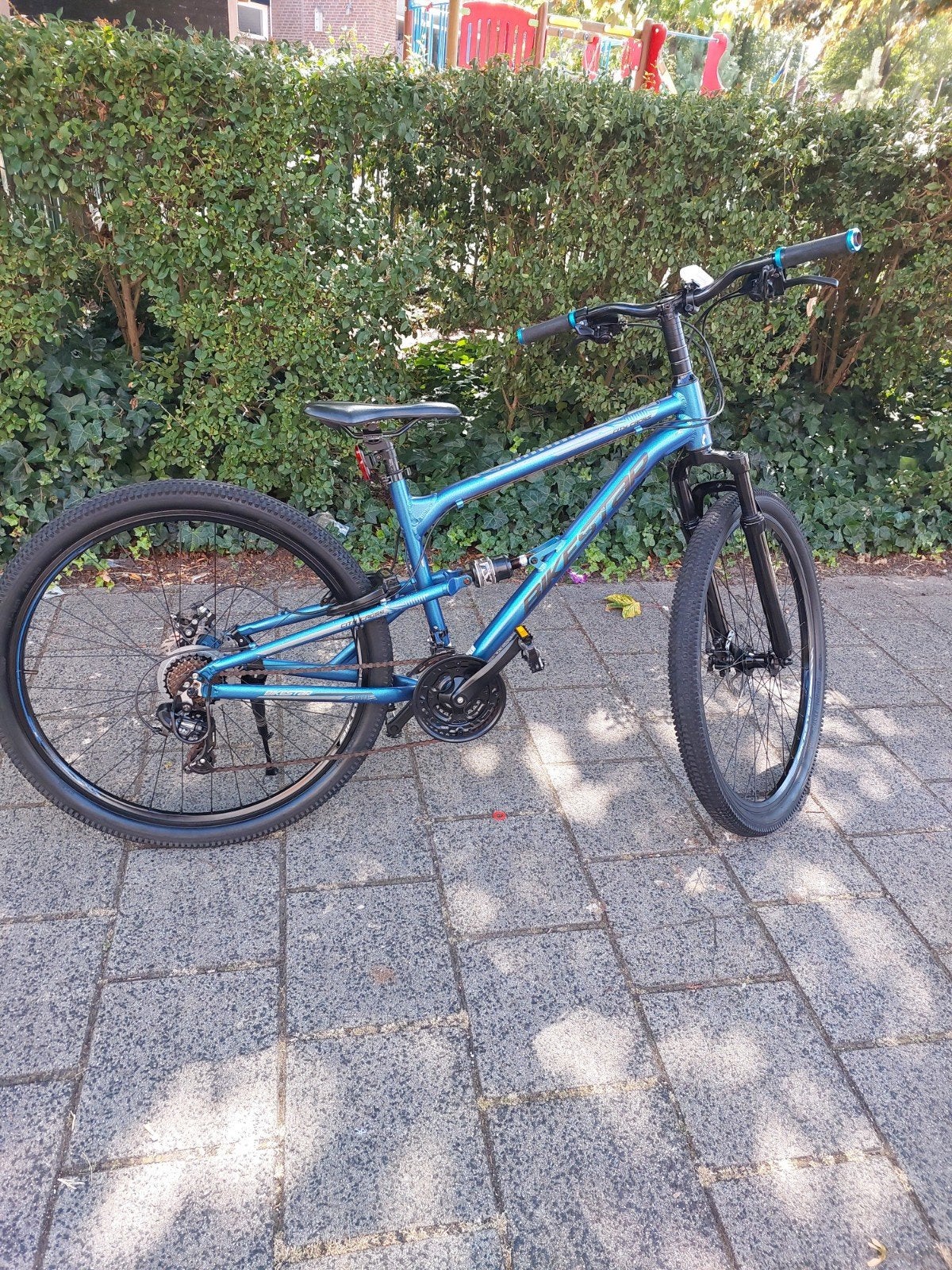 Bikestar City Cross Mountainbike - Blauw, 26 inch, Fietsen en Brommers, Minder dan 10 versnellingen, Minder dan 49 cm, Zo goed als nieuw